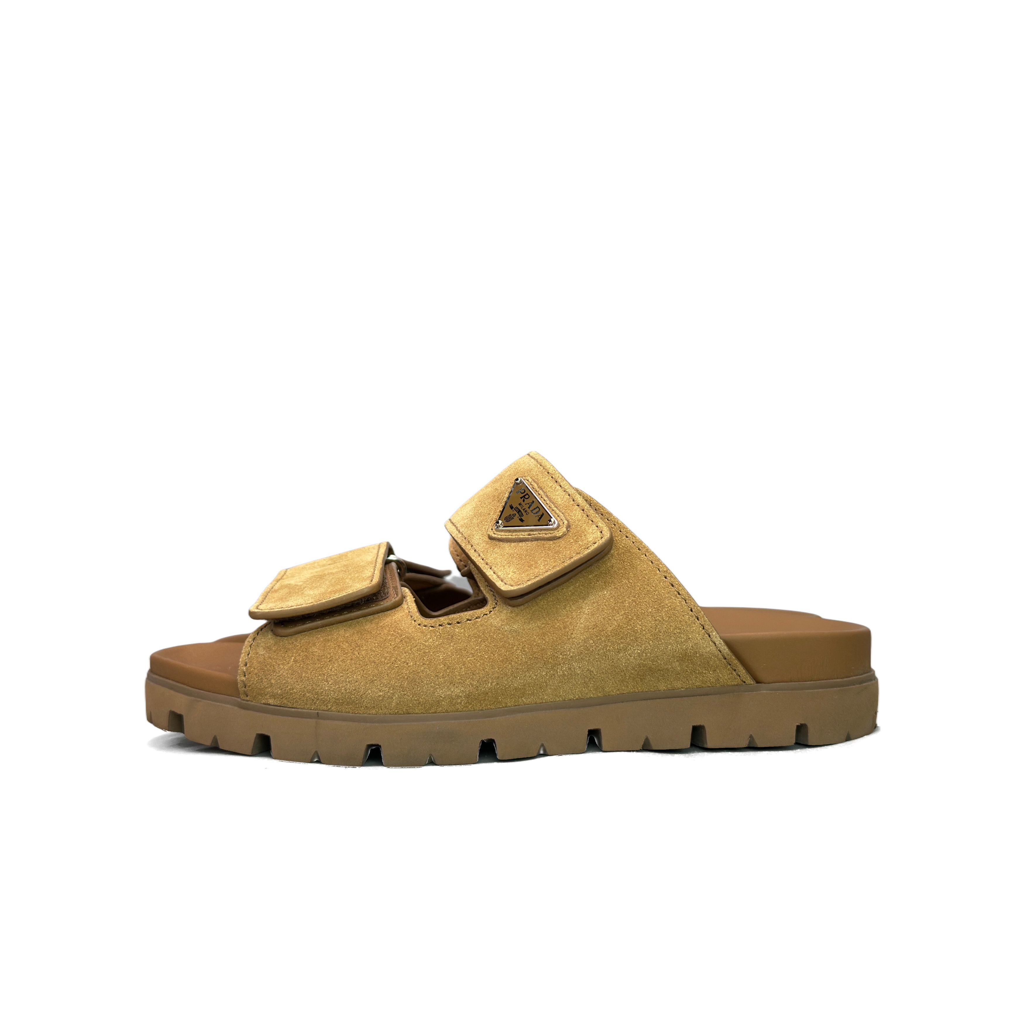 Prada Prada Suede Velcro Sandals Size 6.5 Size US 6.5 / EU 39-40 - 1 Thumbnail