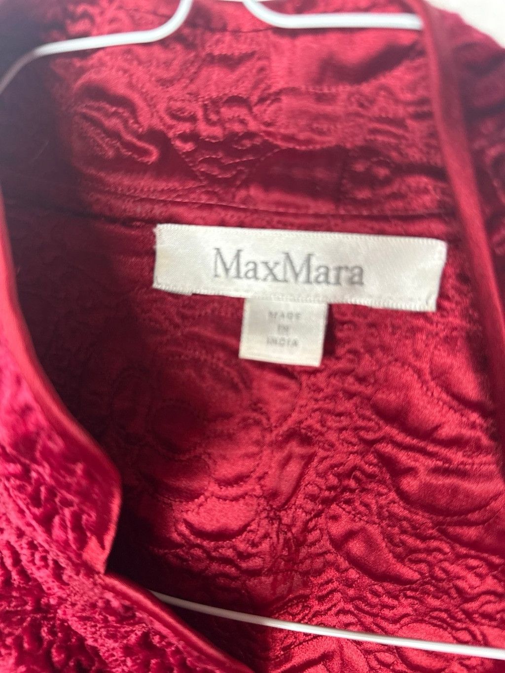 Max Mara NWOT MaxMara textured velvety feel one button red blazer 4 Size S / US 4 / IT 40 - 7 Thumbnail