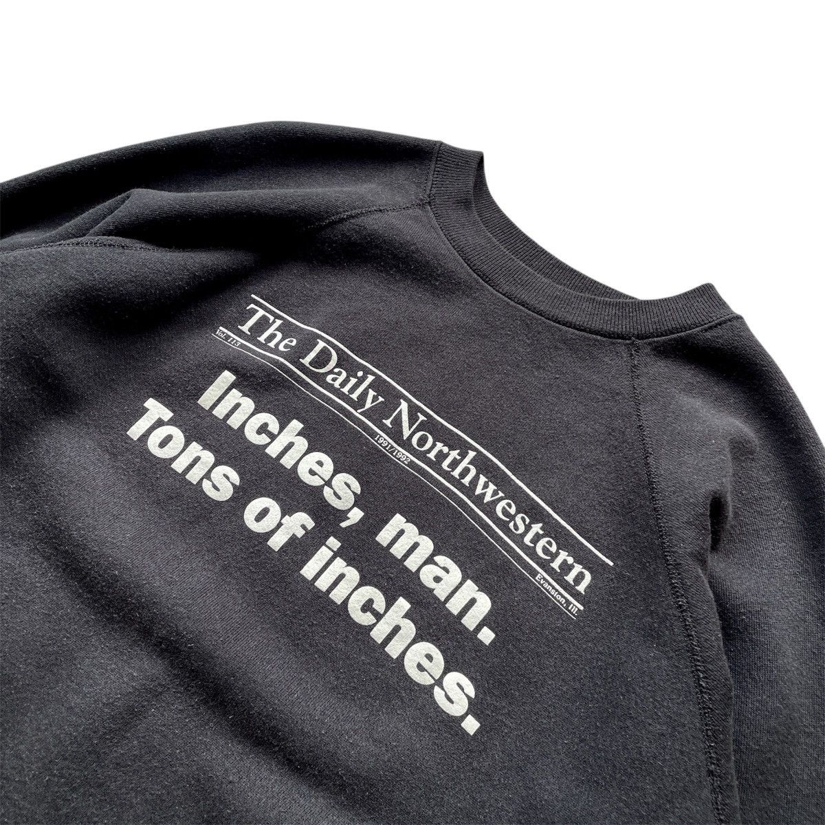Hanes × Vintage Rare Vintage Hanes The Daily Northwestern 1991/92 Crewneck Size US XL / EU 56 / 4 - 2 Thumbnail