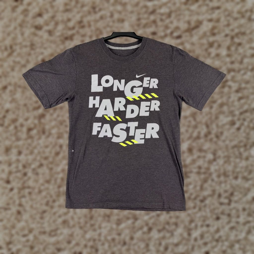 Nike Nike Dri-Fit Shirt Men’s Small Gray Short Sleeve Crew Neck Logo Athletic Cotton Blend Nike Swoosh 90s Sports Active Mens Small Gray Size US S / EU 44-46 / 1 - 1 Thumbnail