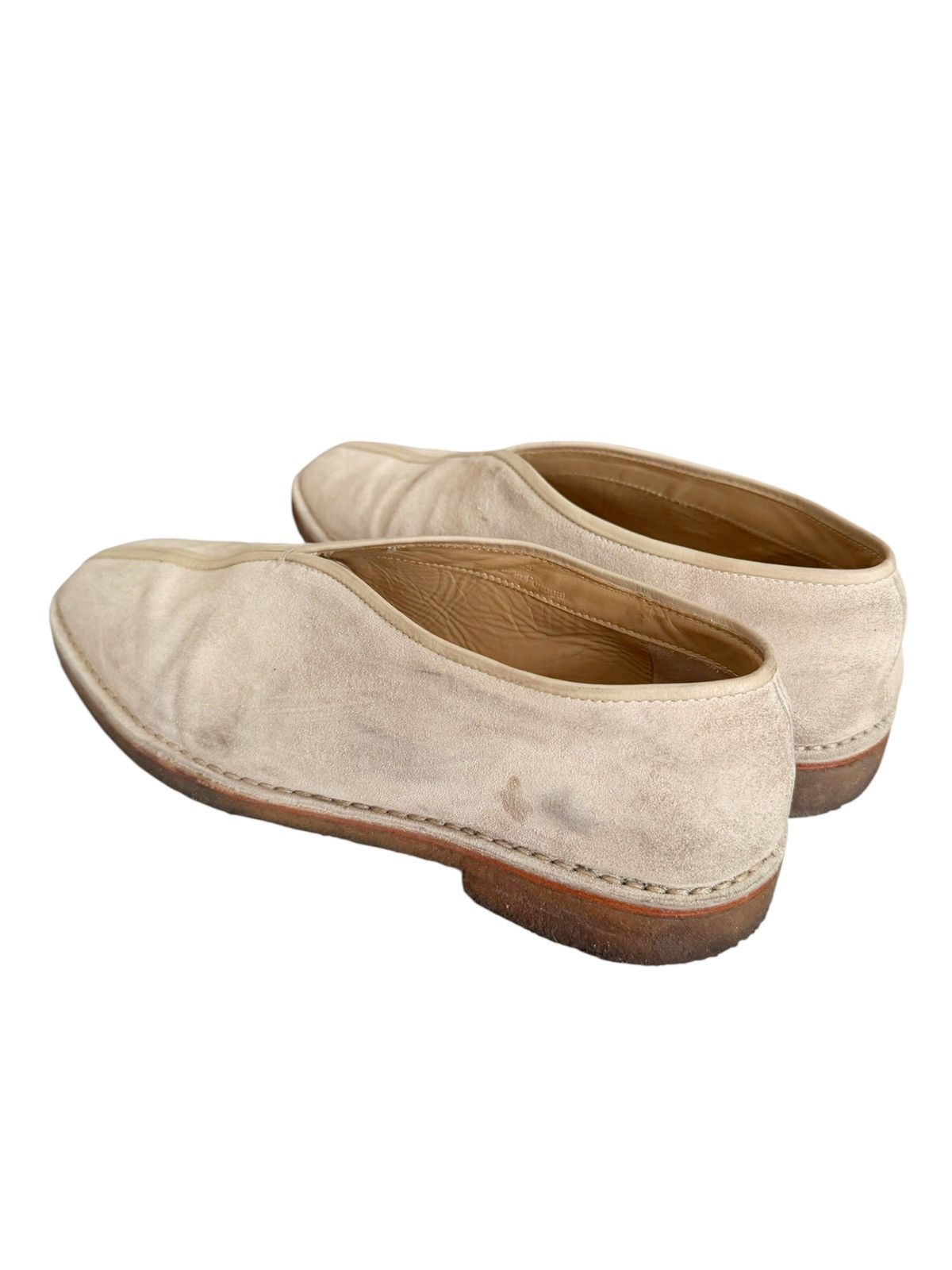 Lemaire Piped Leather Suede Crepe Flat Shoe Size US 10 / EU 43 - 3 Thumbnail