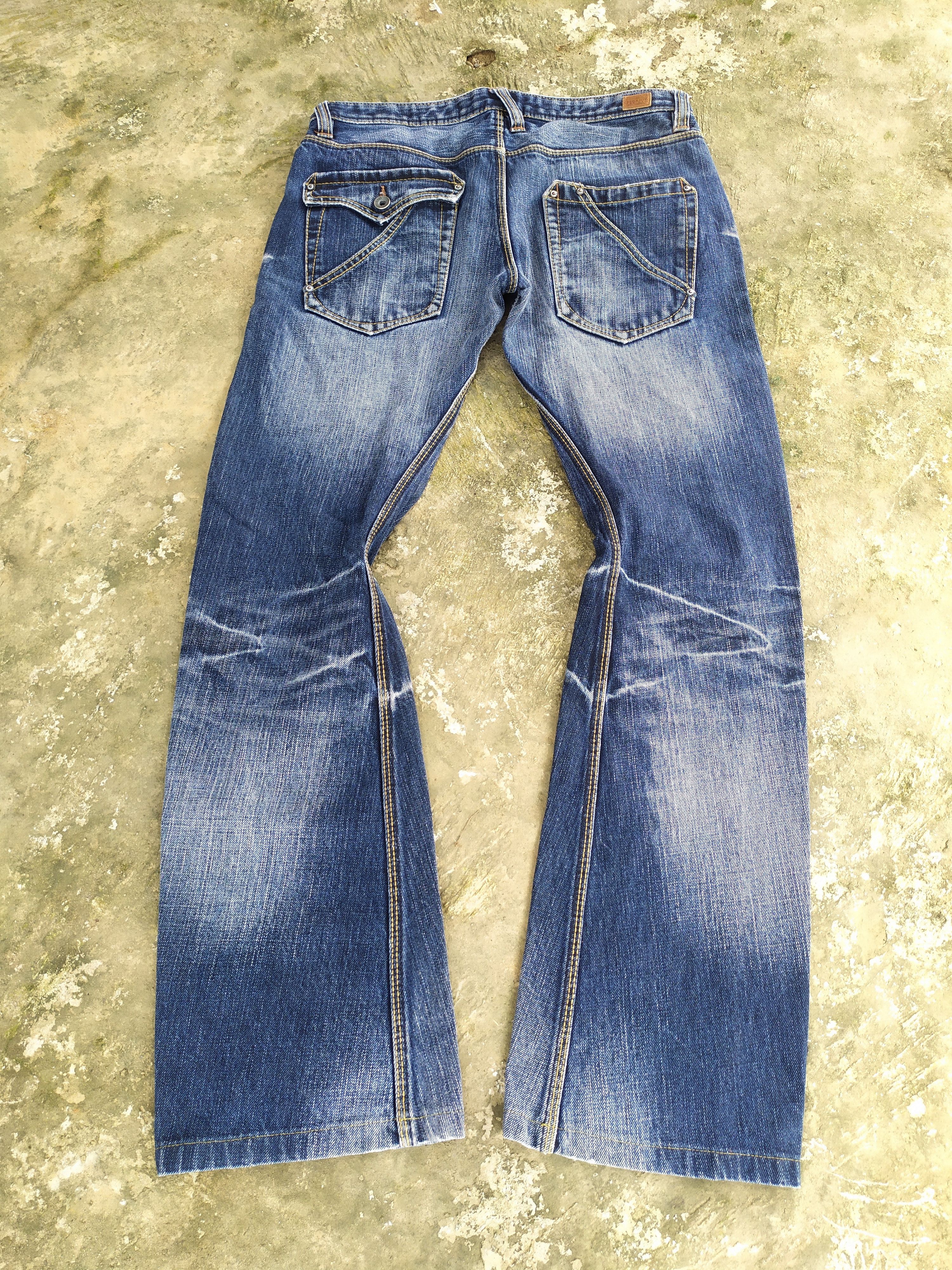 Tornado Mart NCFM Nicole Club For Men Flared Denim Pants Size US 32 / EU 48 - 6 Thumbnail