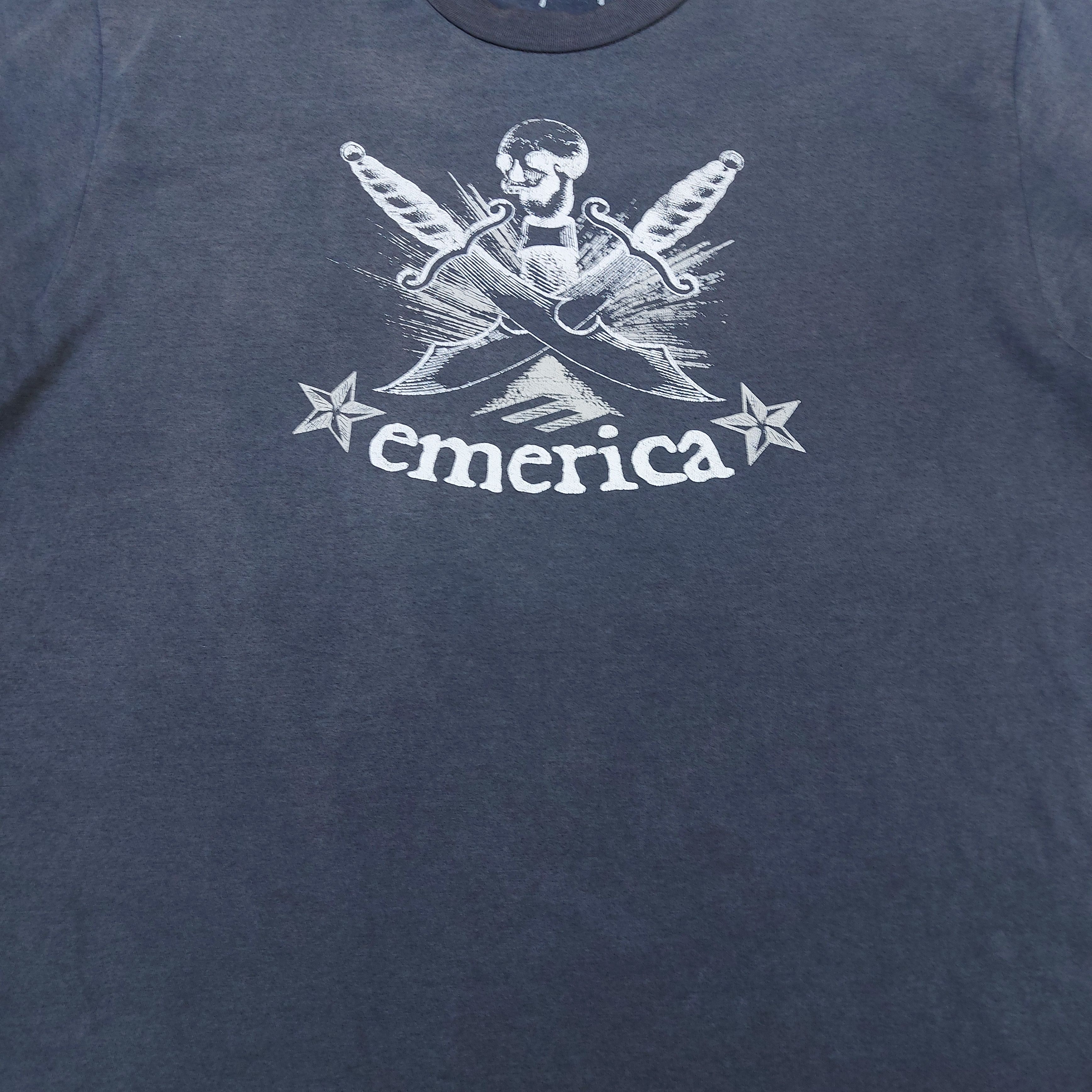 Emerica Vintage Y2K Emerica Skateboard Made in USA TEE Size US XL / EU 56 / 4 - 6 Thumbnail
