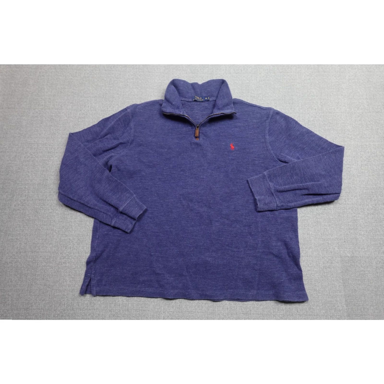 Ralph Lauren Nike Polo Ralph Lauren Quarter Zip Sweater Mens XL Blue Pullover Preppy Filament Zip VINTAGE? Size US XL / EU 56 / 4 - 4 Thumbnail