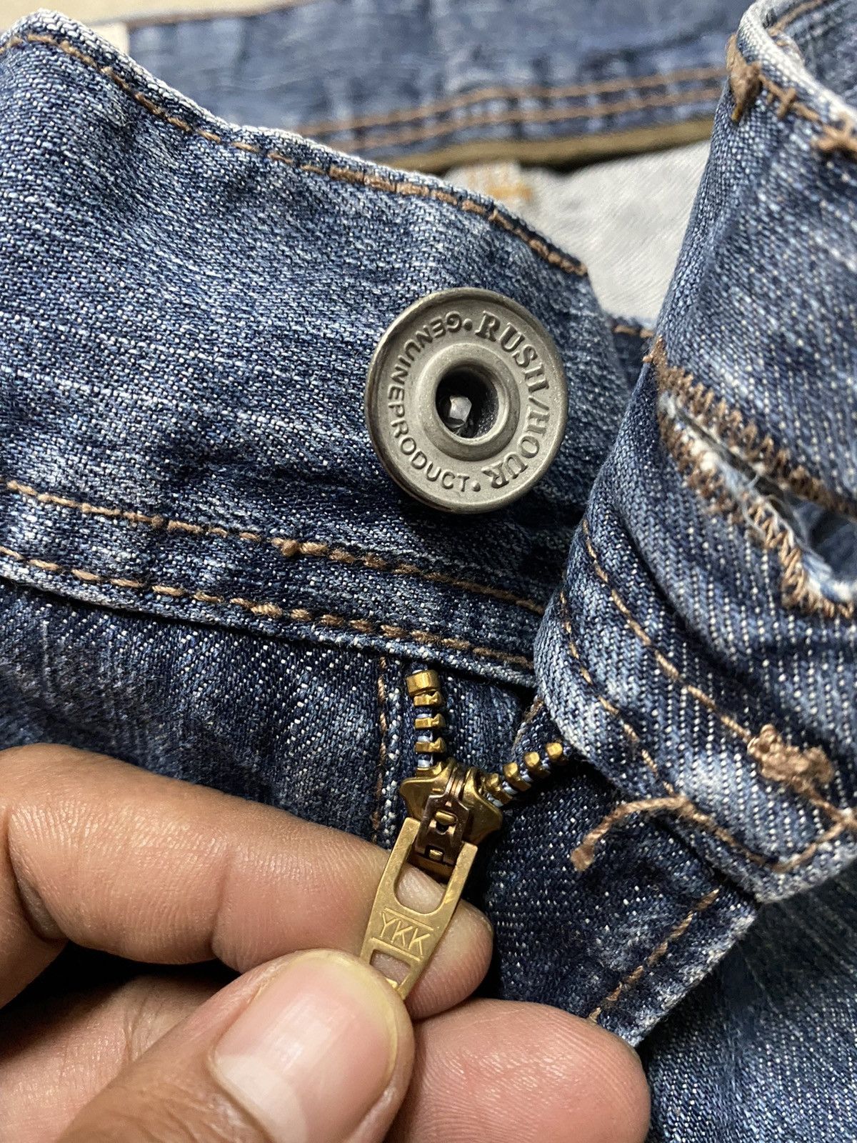 JNCO × Japanese Brand Baggy Jeans Japanese Carpenter Rush Hour Distressed Size US 32 / EU 48 - 13 Thumbnail