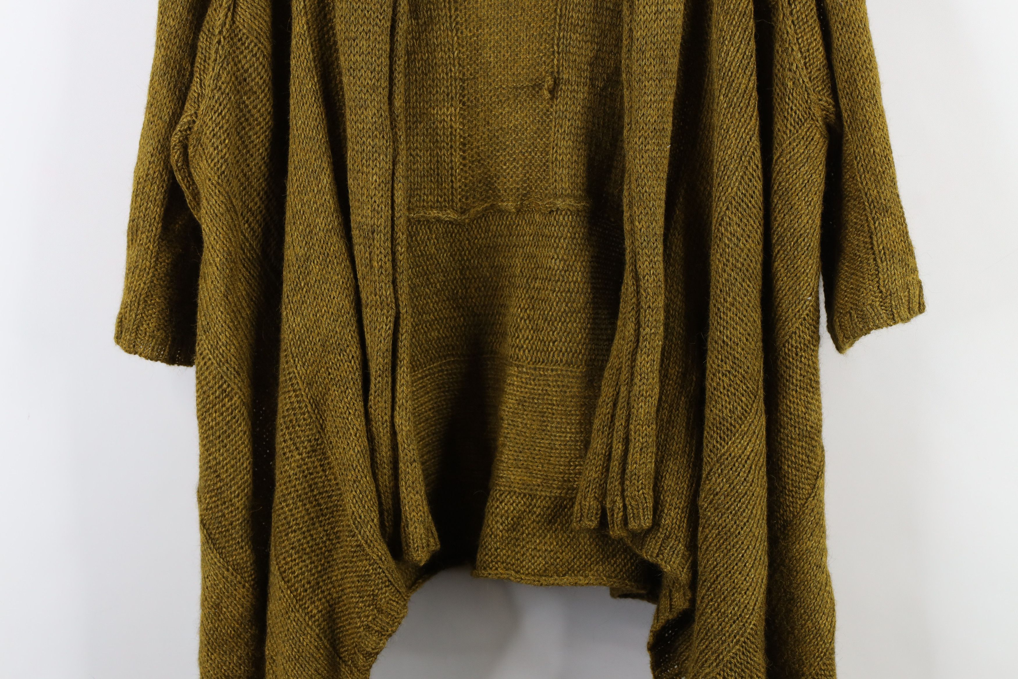 Eileen Fisher × Vintage Eileen Fisher Silk Knit Open Front Wrap Cardigan Sweater Size L / US 10 / IT 46 - 3 Thumbnail