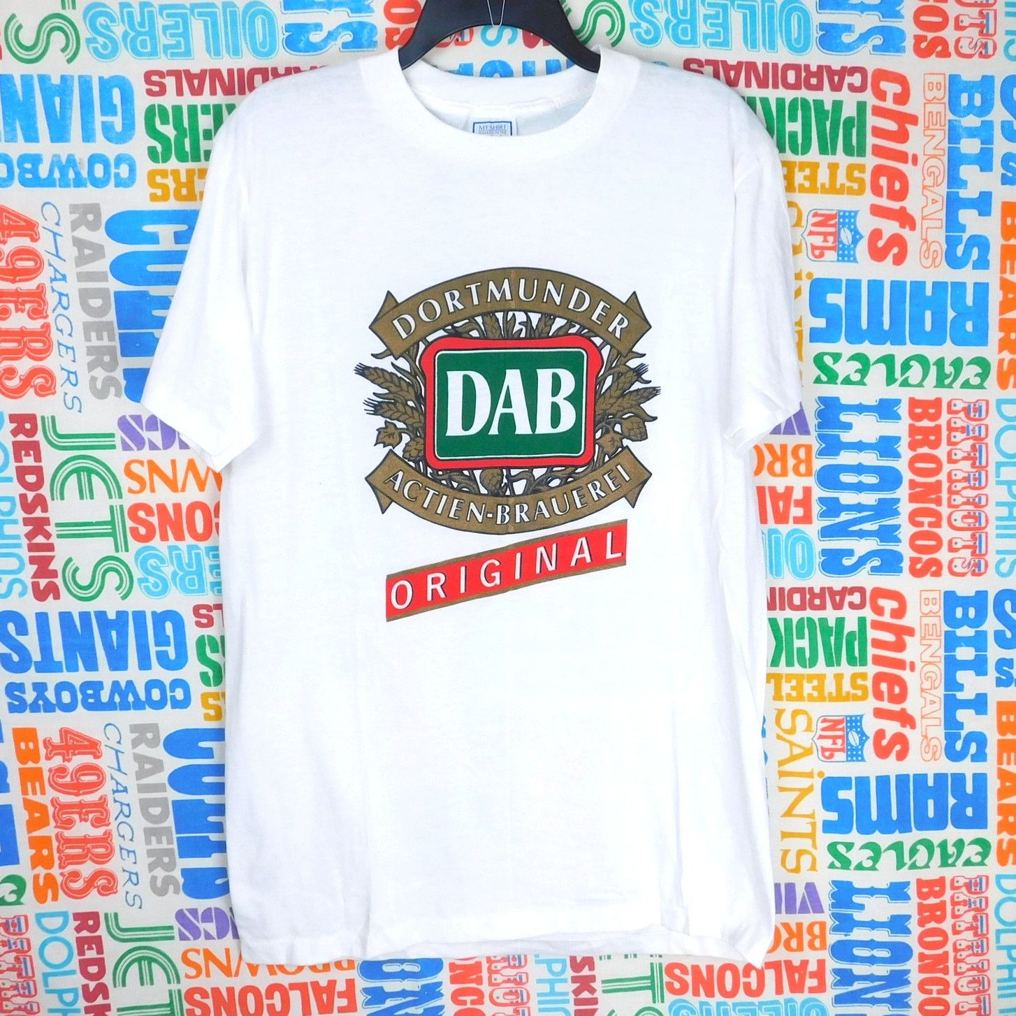 Fruit Of The Loom 80s Dortmunder Actien Brauerei German Brewery T Shirt Size L Size US L / EU 52-54 / 3 - 1 Thumbnail
