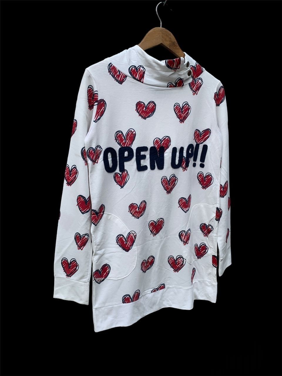 Tsumori Chisato Tsumori Chisato Open Up Love Hoodie Size US M / EU 48-50 / 2 - 3 Thumbnail