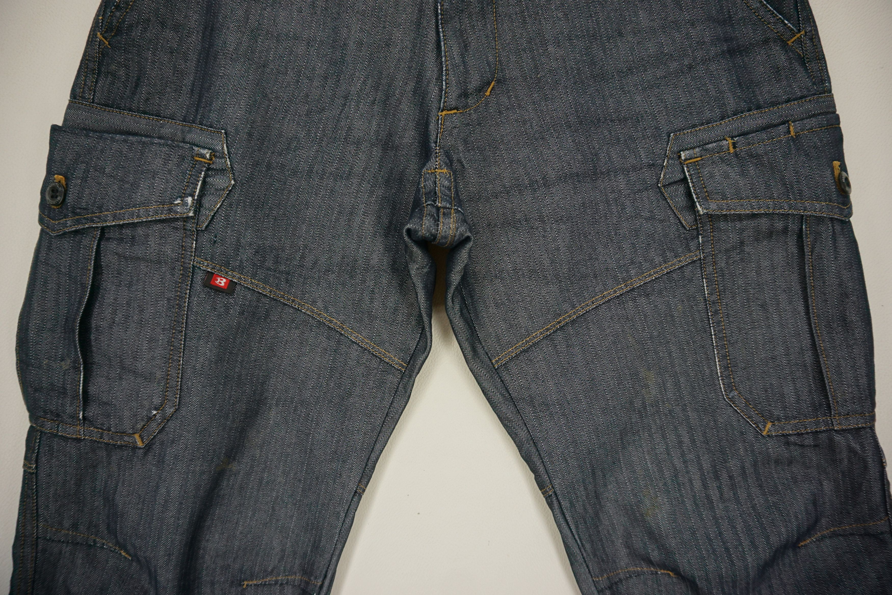 Japanese Brand Burtle Pants Size W29xL30.5 Distressed Fatigue Hickory Cargo Size US 29 - 4 Thumbnail