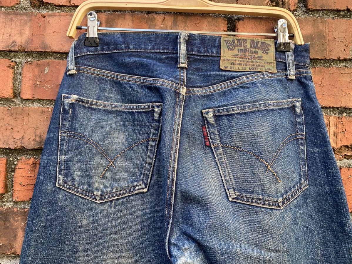 Blue Blue Japan W31x31 vintage blue blue japan redline denime Size US 31 - 3 Thumbnail