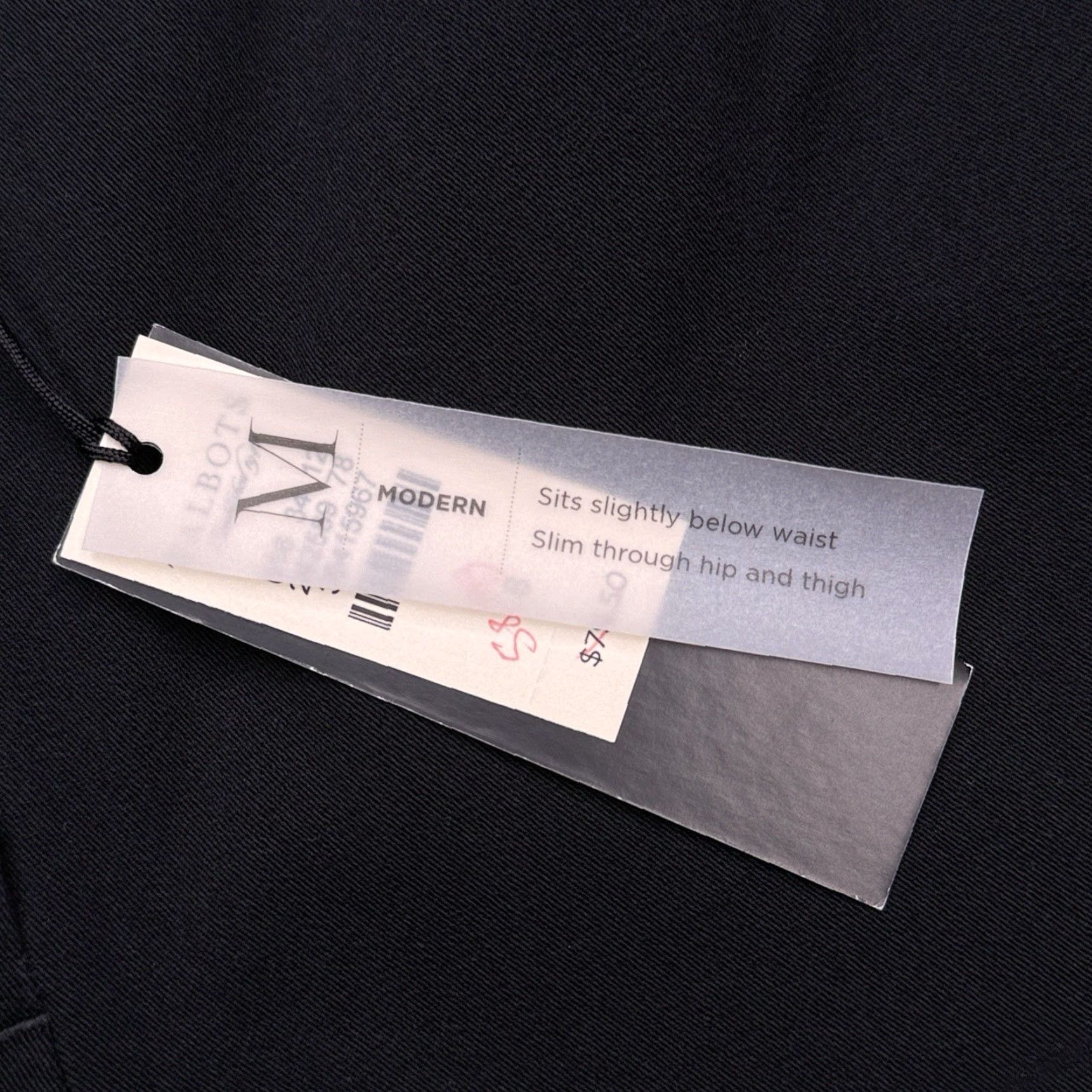 Talbots Talbots Black Stretch Twill Pants Womens 8 Mid Rise Slim Straight Flat Front Machine Washable City Preppy Dress Pants Women Size 30" / US 8 / IT 44 - 6 Thumbnail