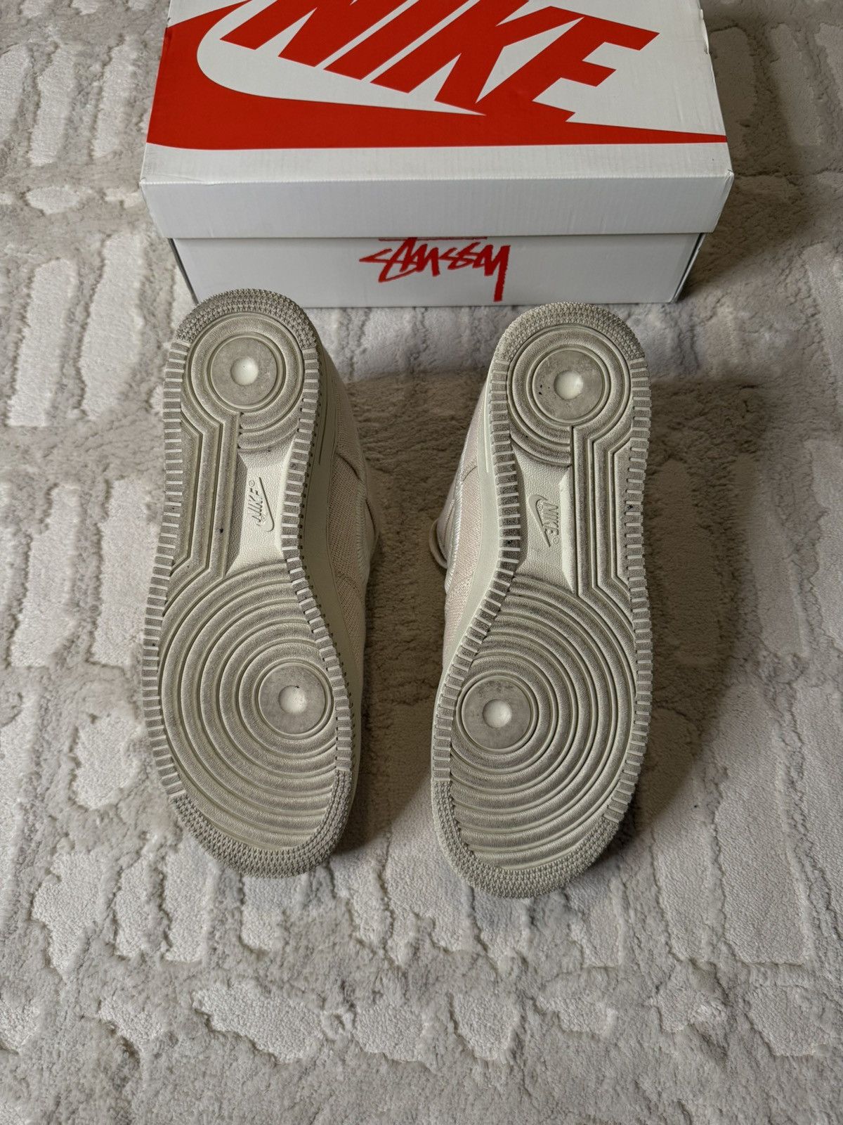 Nike × Stussy Stussy x Nike Air Force 1 Low “Fossil” Size US 10 / EU 43 - 6 Thumbnail