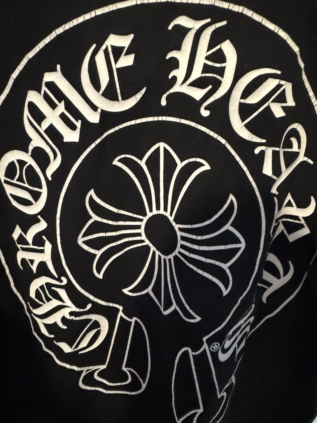 Chrome Hearts Chrome Hearts Black Short Sleeve Horseshoe Size US S / EU 44-46 / 1 - 3 Thumbnail