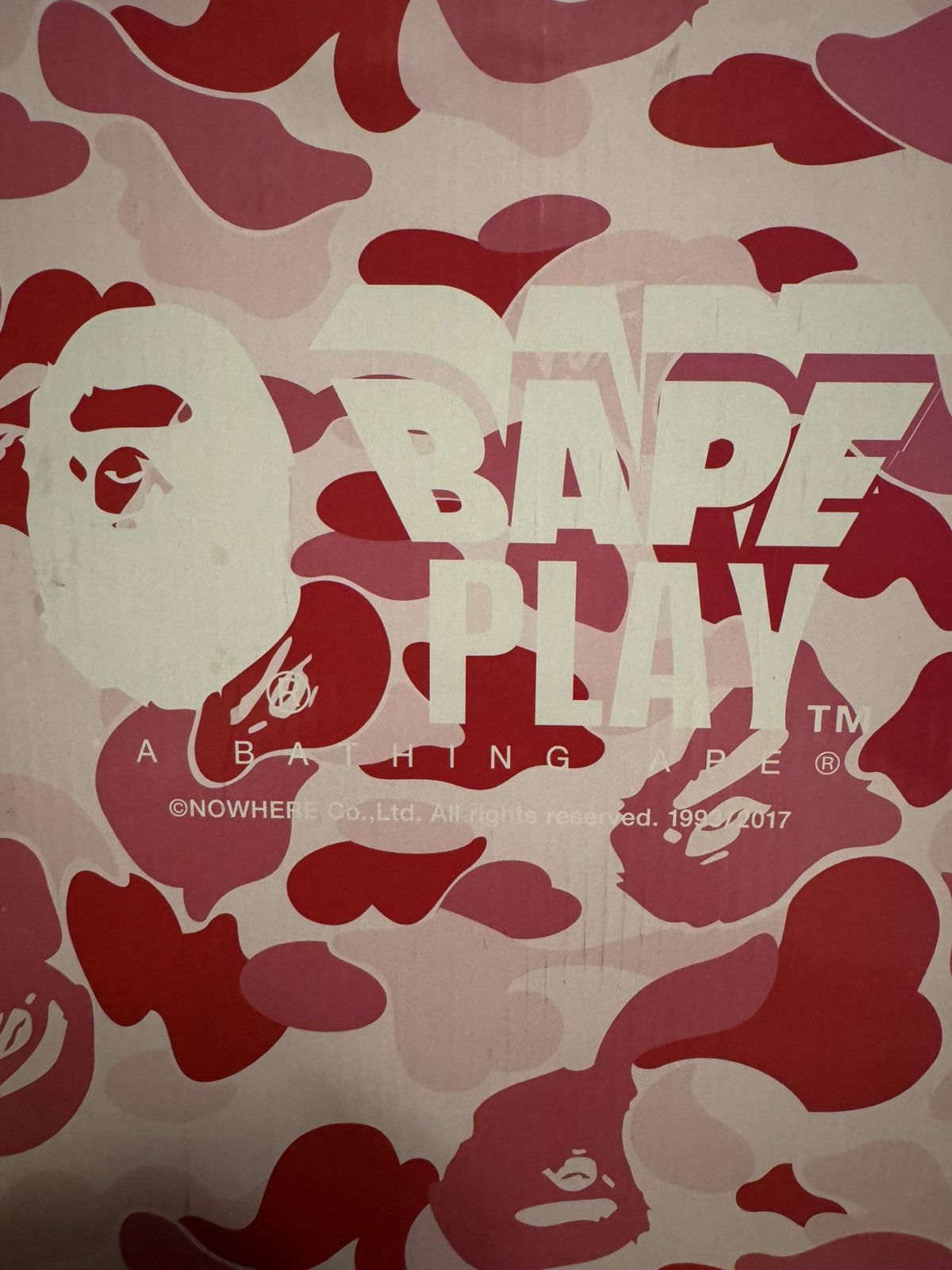 Bape × Medicom Toy Bape x Bearbrick x Medicom Pink shark camo 1000% Size ONE SIZE - 14 Thumbnail