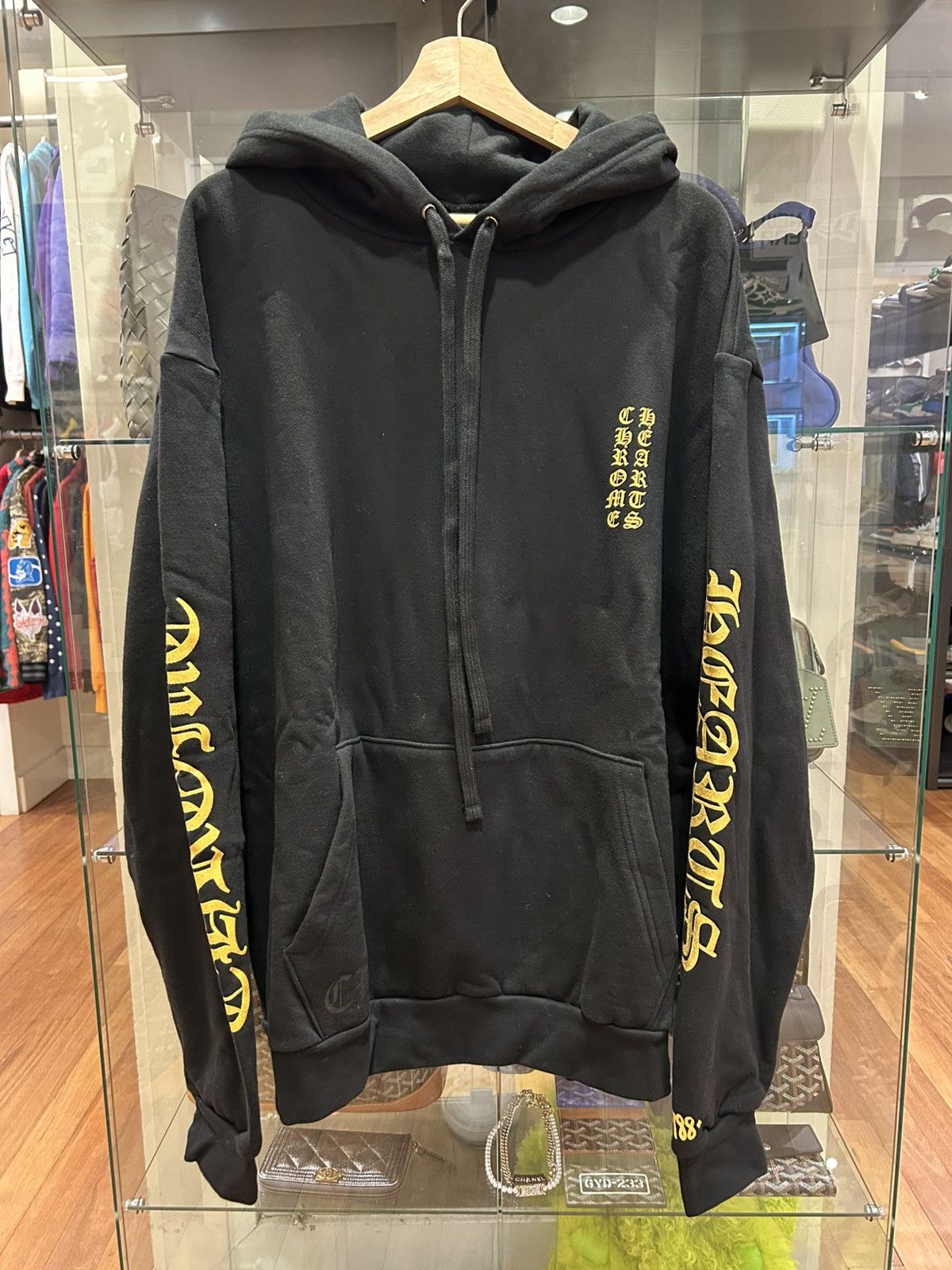 Chrome Hearts Chrome Hearts Glitter Eyechart Hooded Sweatshirt Size US XL / EU 56 / 4 - 1 Thumbnail