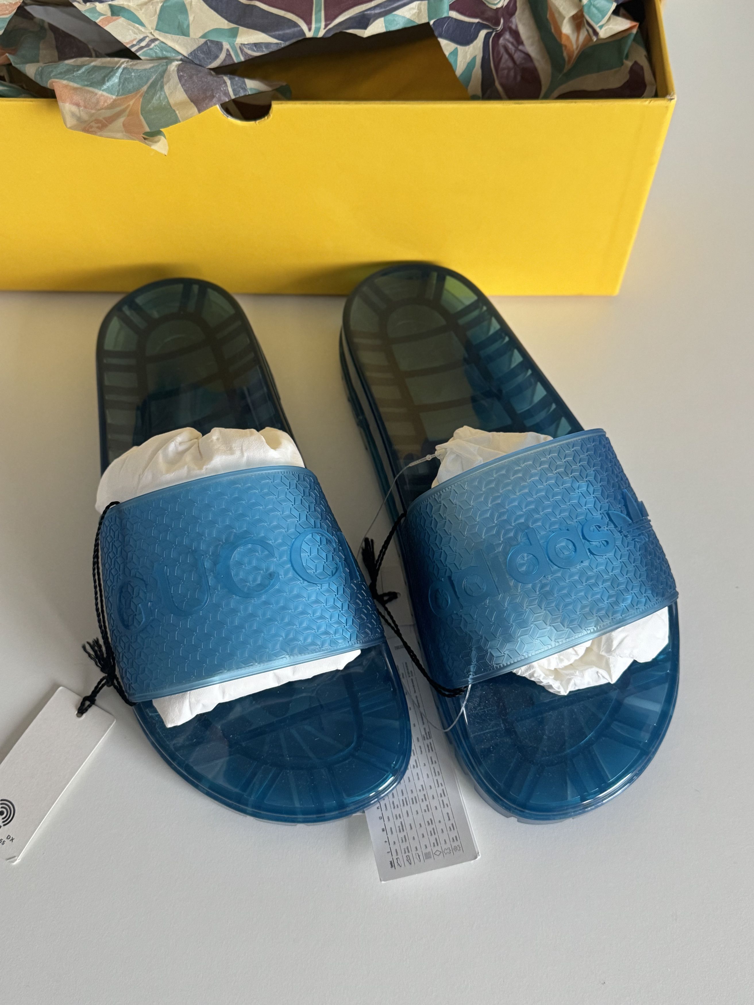 Adidas × Gucci Adidas X Gucci slide | Brand new | size 9 Size US 9 / EU 42 - 1 Thumbnail