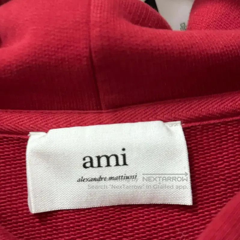 AMI AMI Red Cotton Long Sleeve Hoodie . Size L / US 10 / IT 46 - 6 Thumbnail