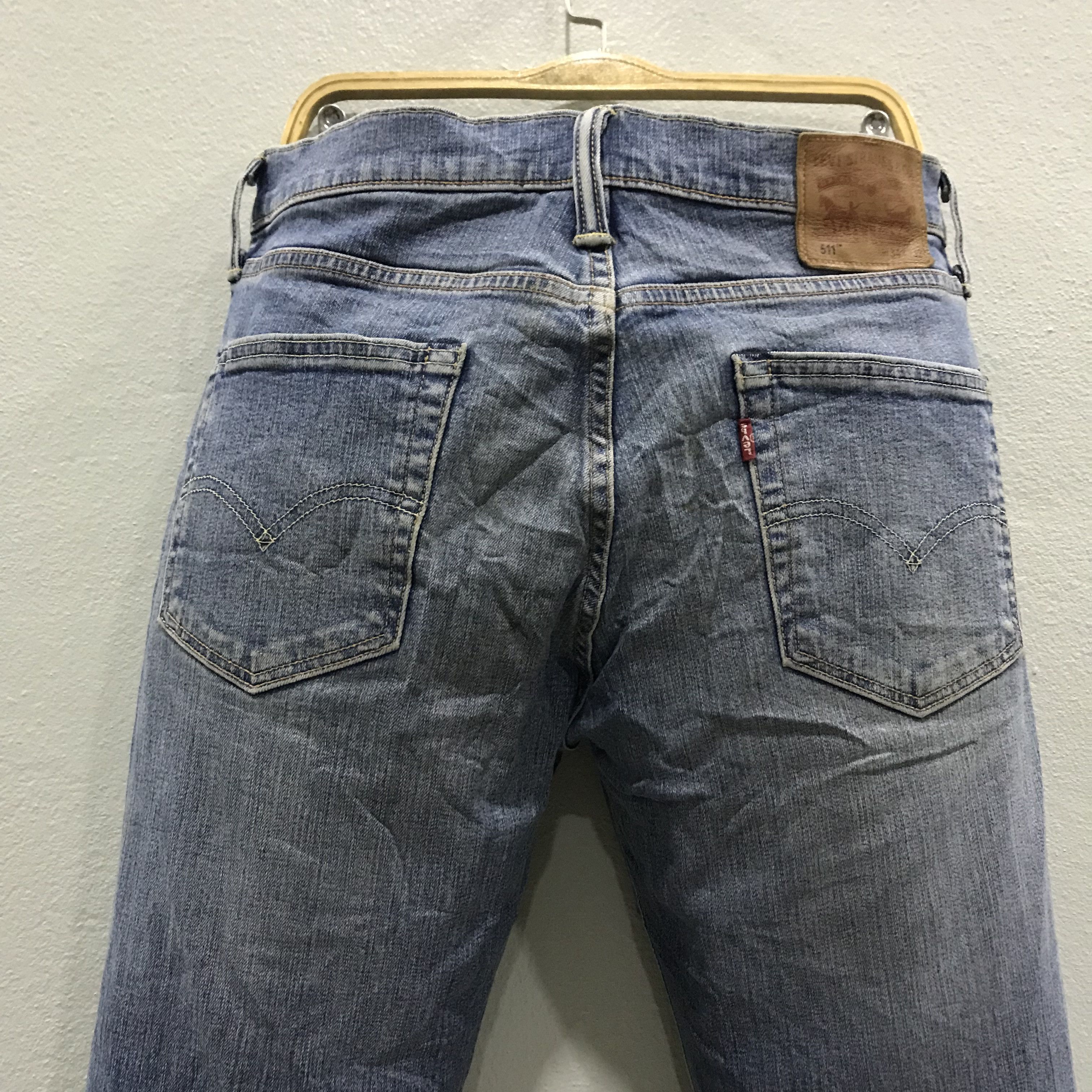 Levi's Vintage Y2K Levi's 511 Slim Fit Blue Jeans Classic Size US 34 / EU 50 - 10 Thumbnail