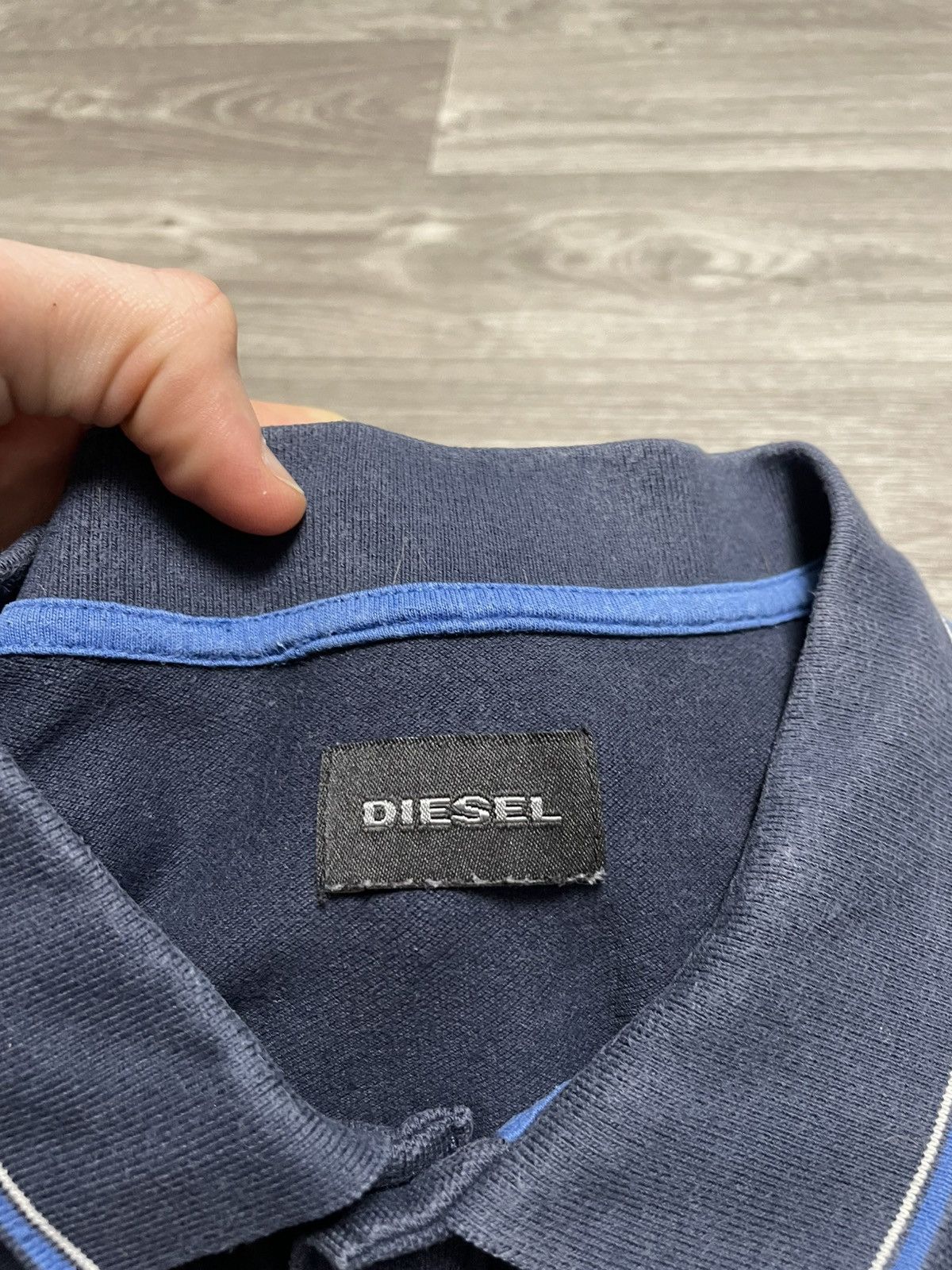 Diesel Vintage Diesel D Logo Navy Blue Polo Shirt Size US XL / EU 56 / 4 - 10 Thumbnail