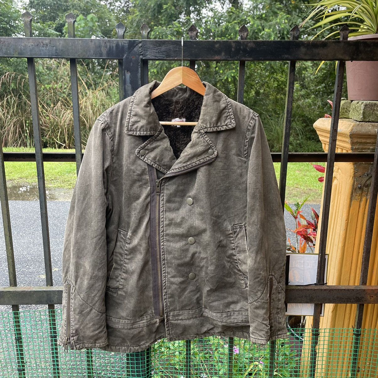Johnbull 🔥90s John Bull Double Collar Sherpa Heavy Chore Punk Jacket Size US M / EU 48-50 / 2 - 1 Thumbnail