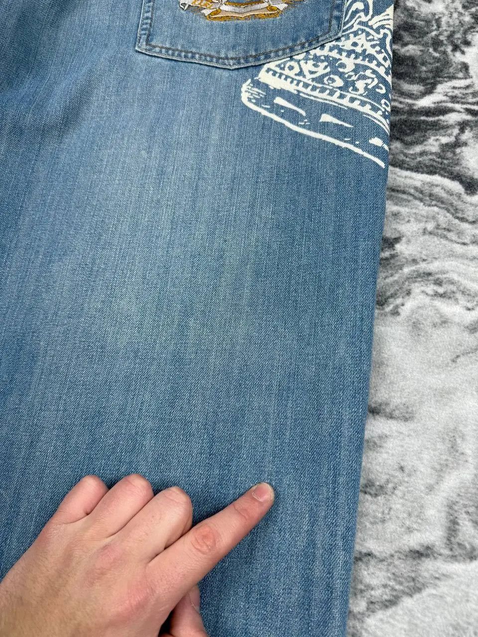 Karl Kani Vintage Karl Kani Denim Baggy Jeans 90s Big Logo Y2K Size US 38 / EU 54 - 18 Thumbnail