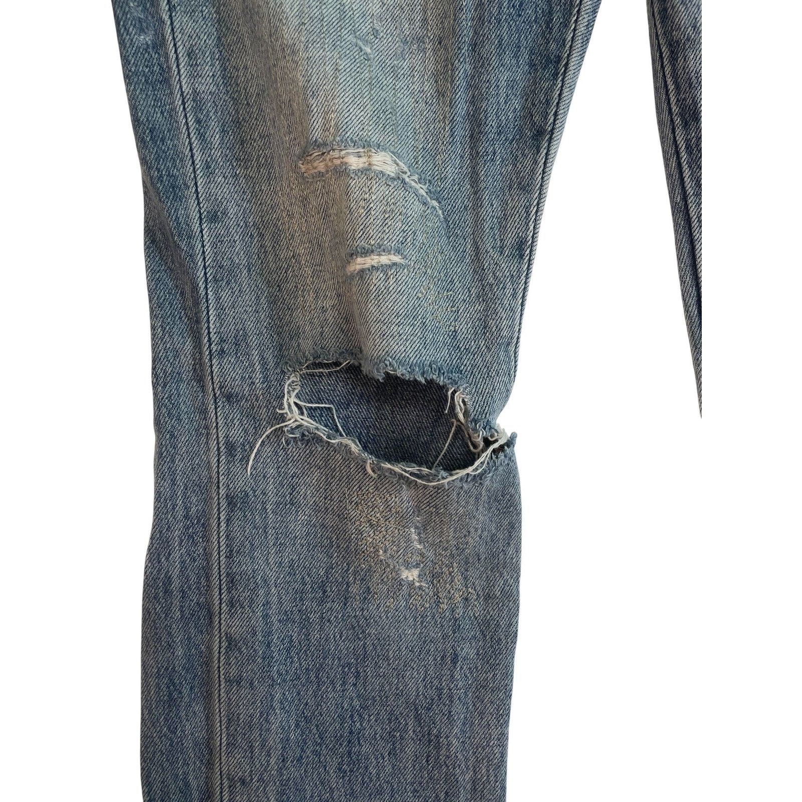 Ksubi Ksubi 'Knee Rip' Light Wash Jean Size US 31 - 2 Thumbnail