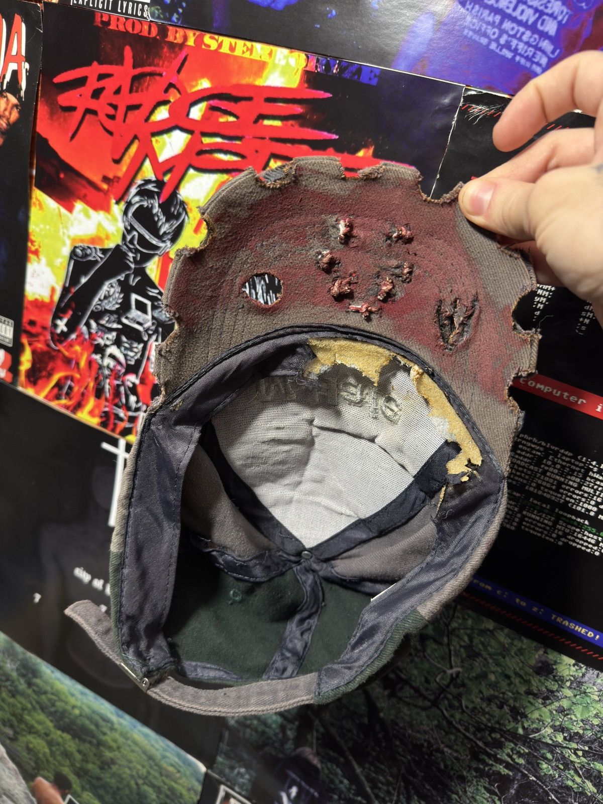 Other Custom Punk Pentagram Cap Size ONE SIZE - 4 Thumbnail