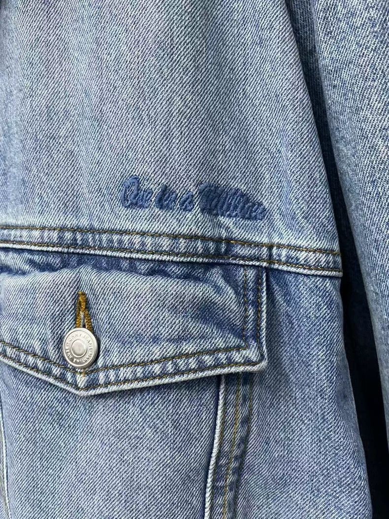 Martine Rose Martine Rose Martine Rose Embroidered Logo Denim Jacket-25 Size US L / EU 52-54 / 3 - 5 Thumbnail