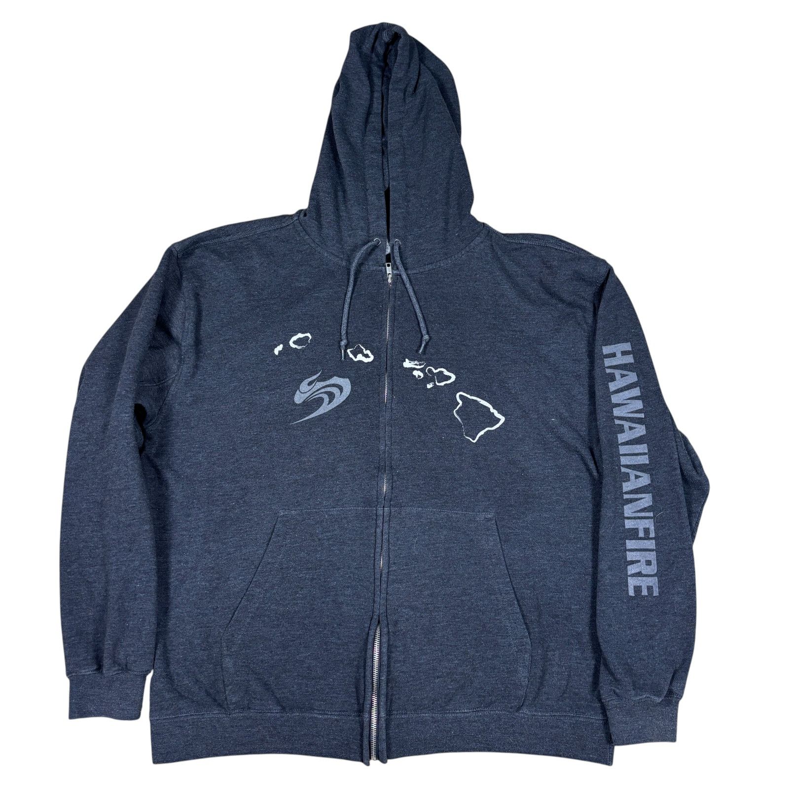 House Of The Very Islands y2k 2000s style Hawaiian Fire tribal islands zip up hoodieXL Size US XL / EU 56 / 4 - 1 Thumbnail