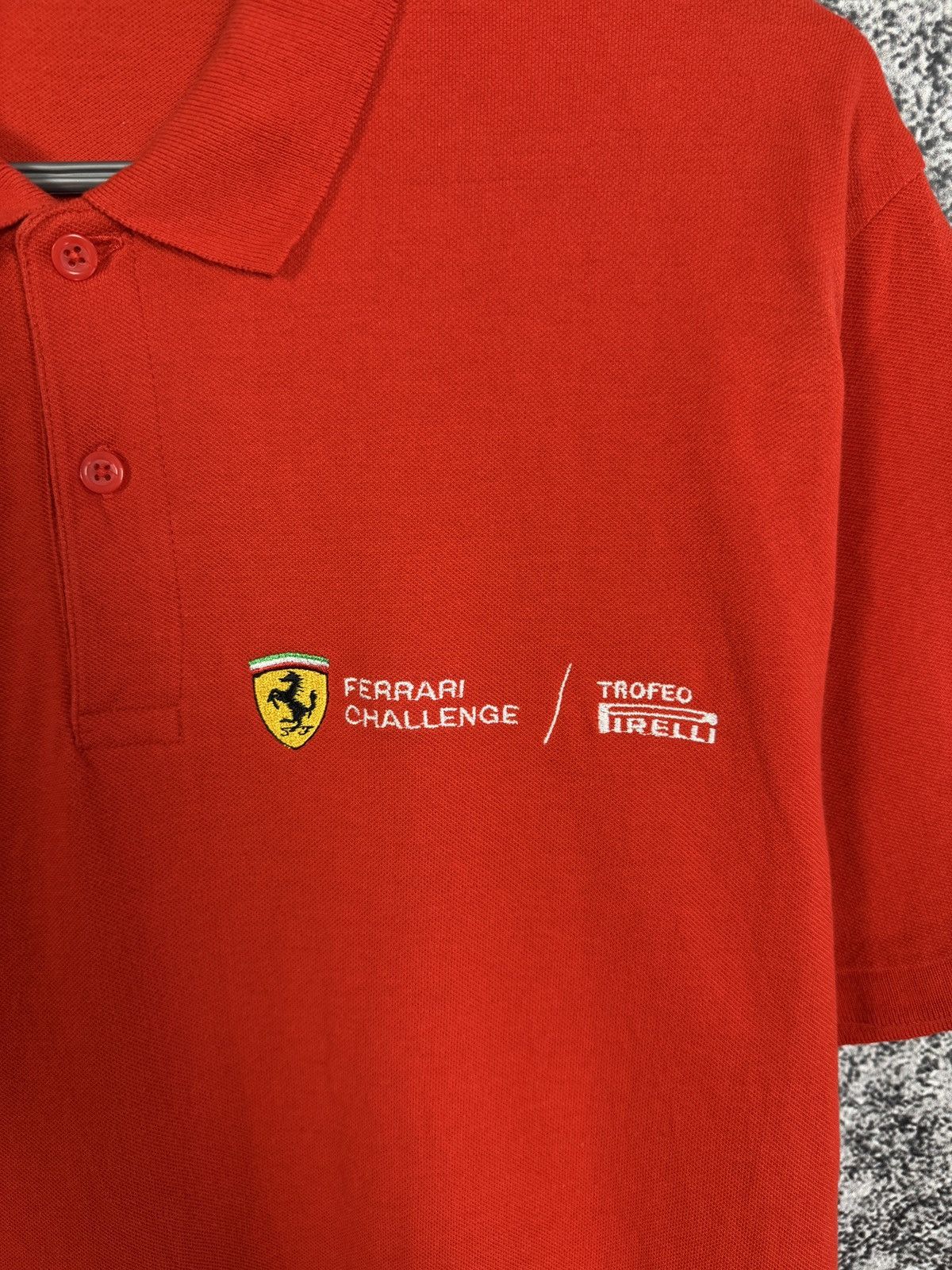 Ferrari Ferrari Challenge Racing Polo Shirt Firelli Formula 1 Size L Size US L / EU 52-54 / 3 - 6 Thumbnail
