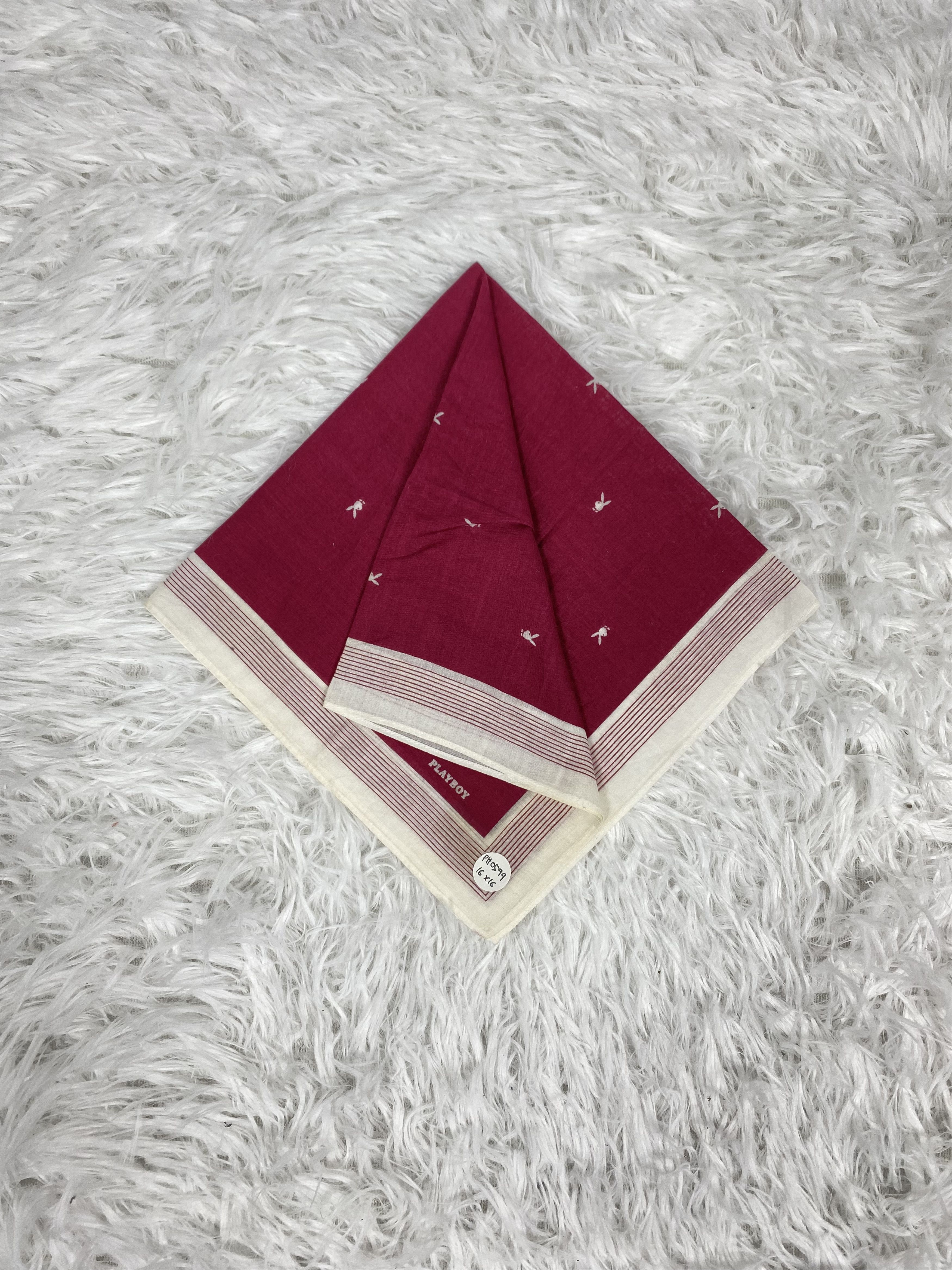 Playboy Vintage Playboy Handkerchief Neckerchief PH0599 Size ONE SIZE - 1 Thumbnail