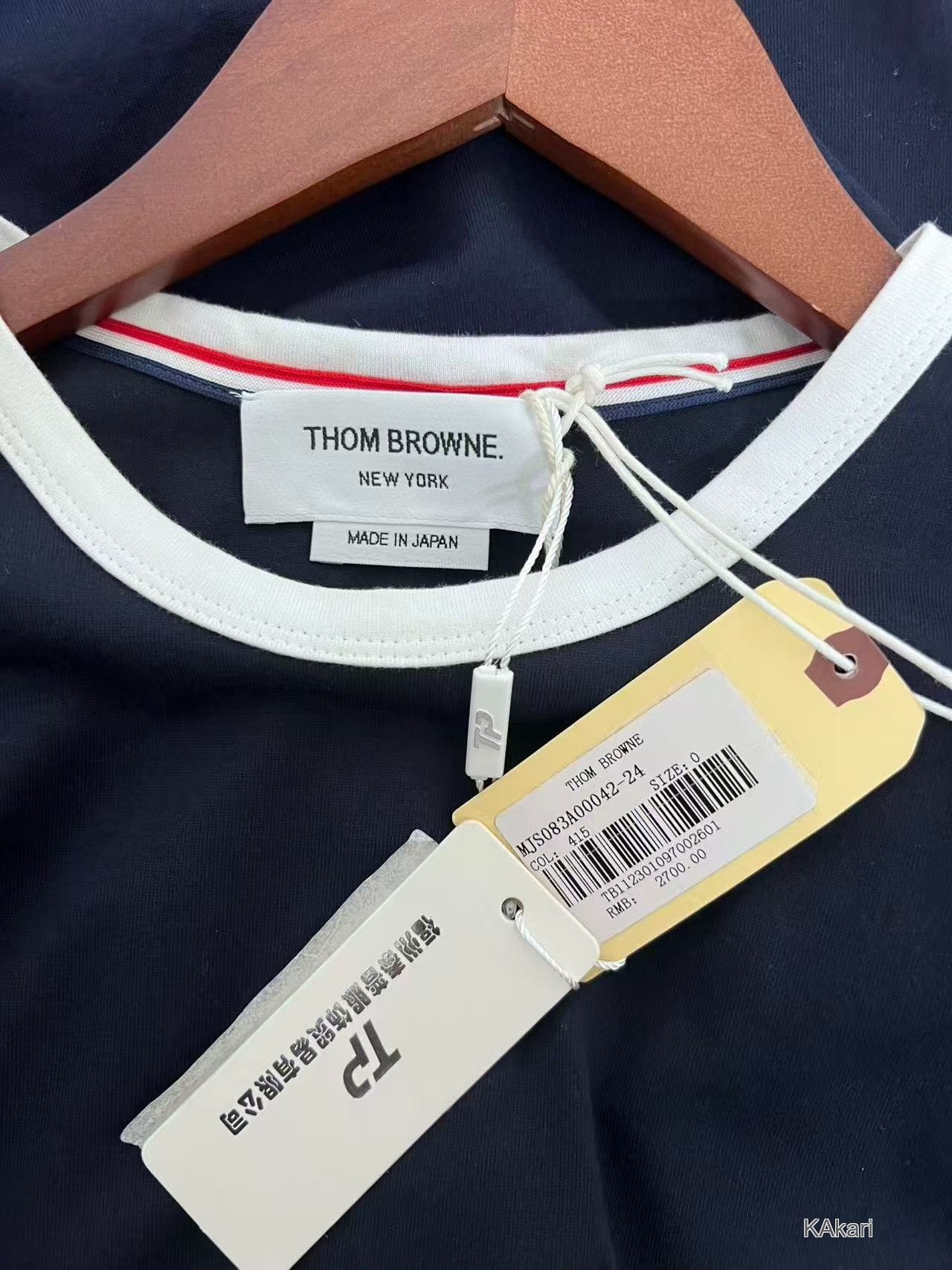 Thom Browne Thom Browne Classic Colorblock Short-Sleeve T-Shirt Size US XS / EU 42 / 0 - 3 Thumbnail