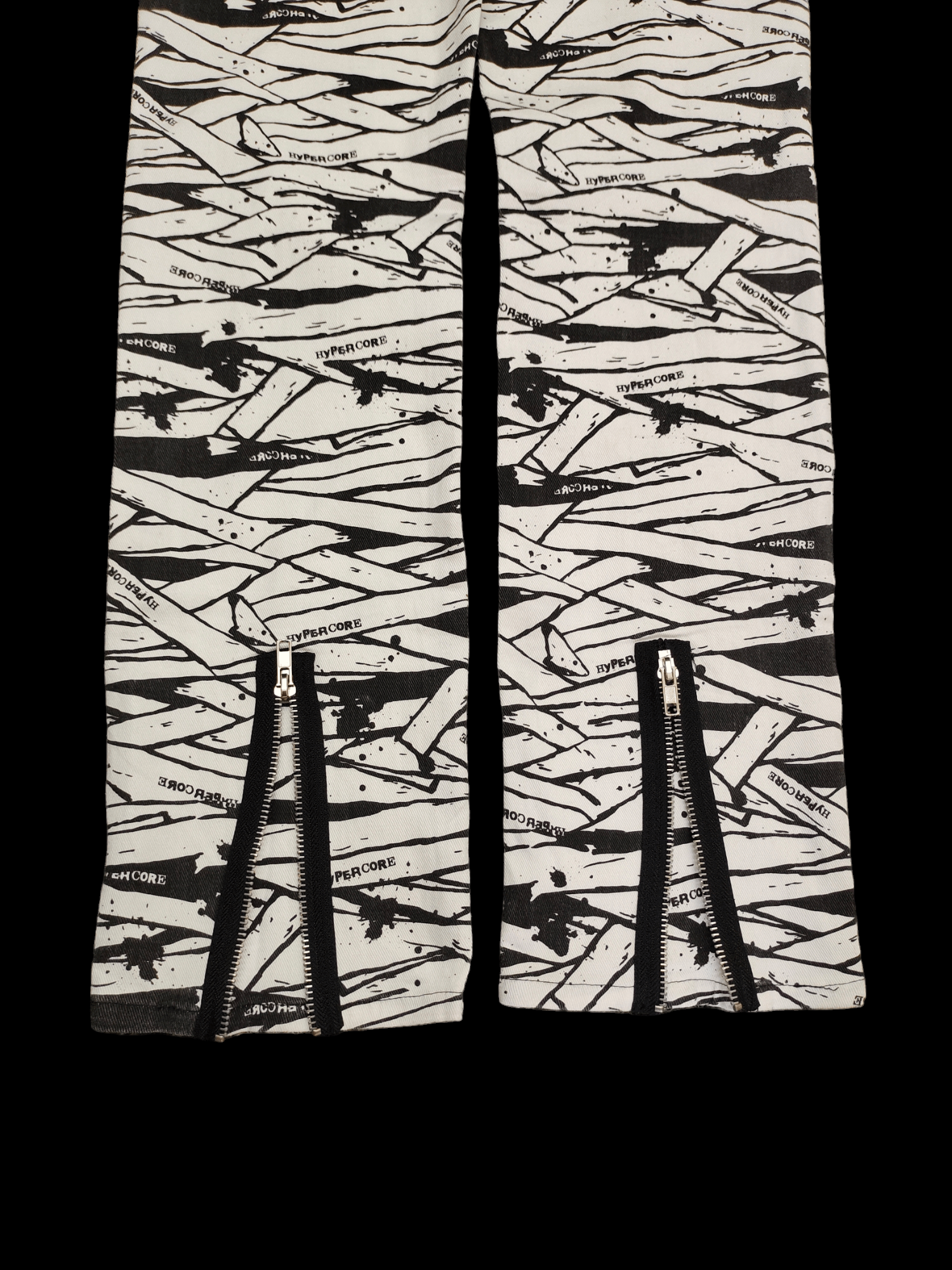 Hysteric Glamour × Undercover Hypercore Mummy Printed Denim Pants Hysteric Punk Style Size US 30 / EU 46 - 16 Thumbnail