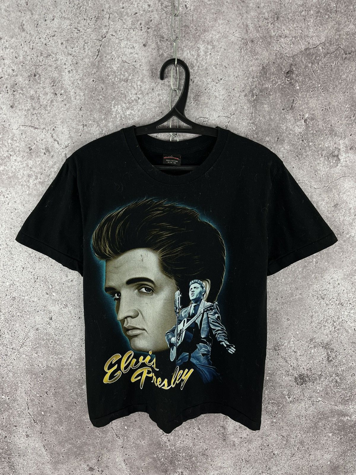 Band Tees Elvis Presley T-Shirt Rock Tee Elvis Lives Full Logo Size M Size US M / EU 48-50 / 2 - 1 Thumbnail