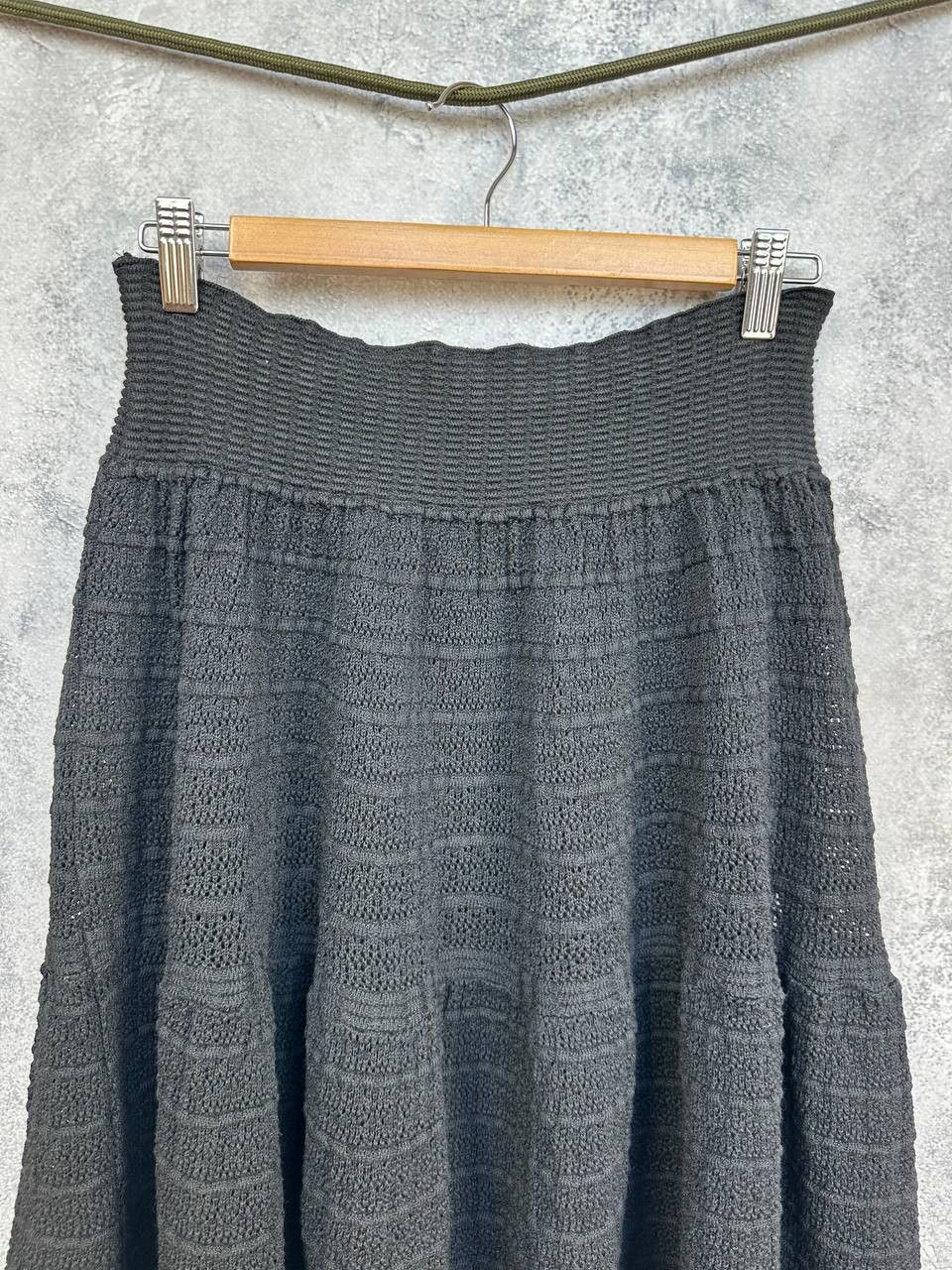 Alaia Alaia Paris Sculpted Textured Knit Skirt High Waist Size 26" / US 2 / IT 38 - 4 Thumbnail