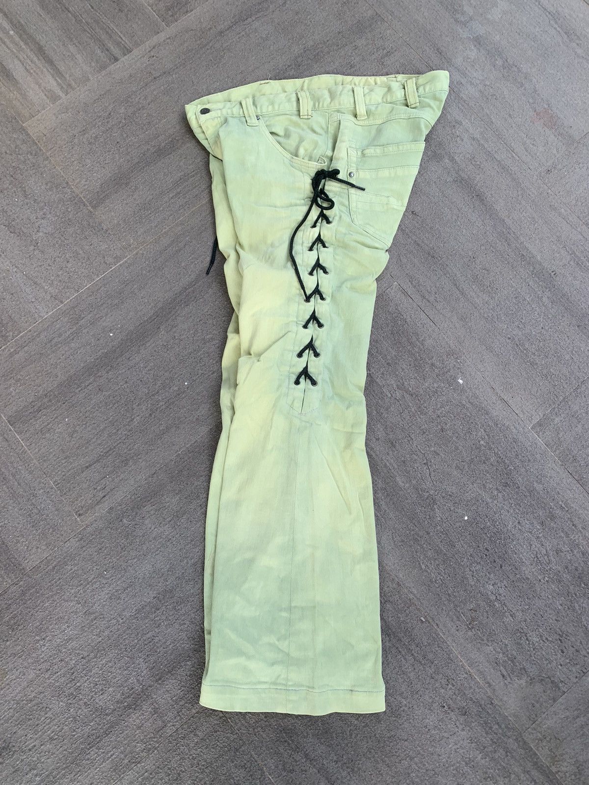 Tornado Mart Flared Sunfaded Tornado Mart Lace Pants Size US 35 - 4 Thumbnail
