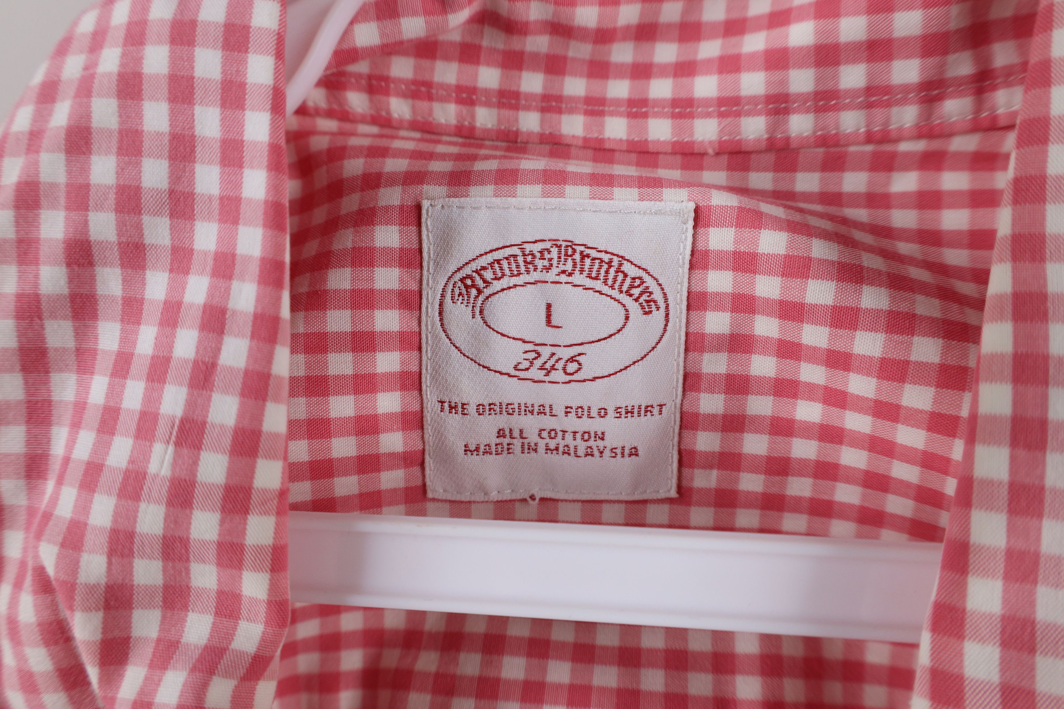 Brooks Brothers × Vintage Vintage Brooks Brothers Button Down Shirt Gingham Plaid Size US L / EU 52-54 / 3 - 6 Thumbnail