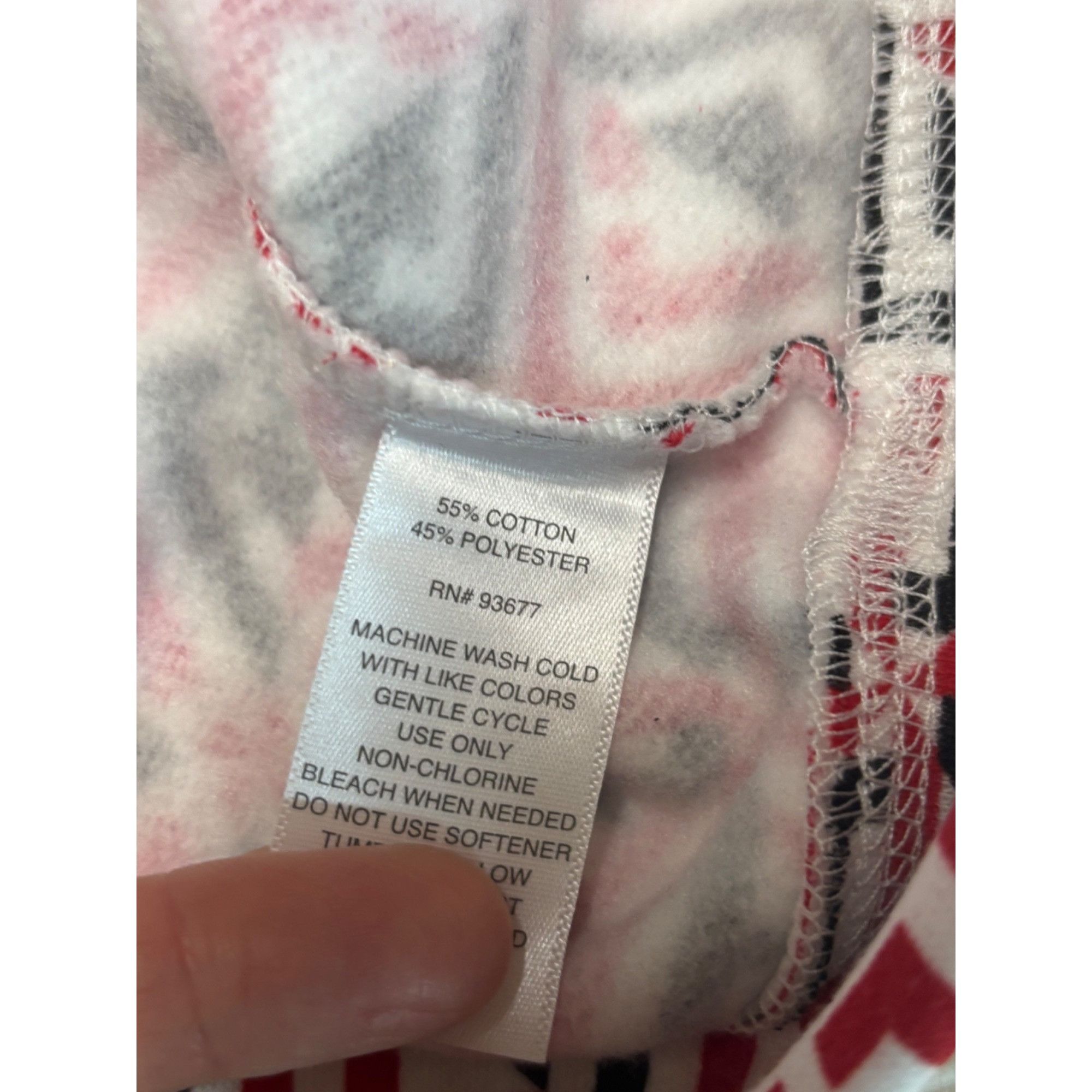 Liz Claiborne Liz Claiborne Women’s Printed V-neck Bishop Sleeve Sweatshir Size L / US 10 / IT 46 - 10 Thumbnail