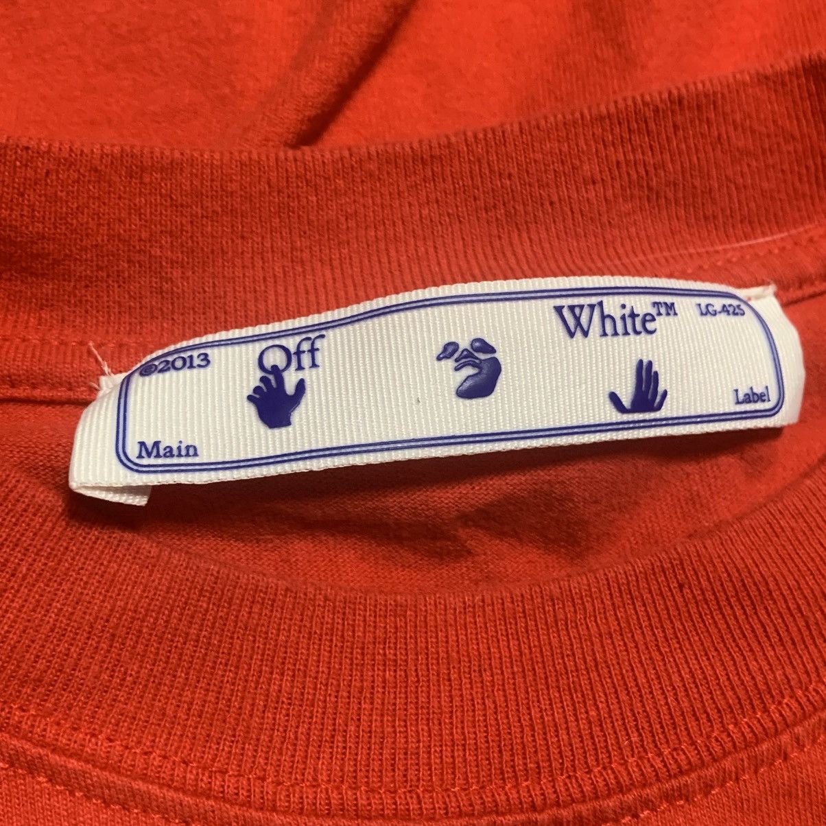 Off-White Off White Small Mona Lisa Arrows Red Tee Virgil Abloh Size US S / EU 44-46 / 1 - 6 Thumbnail
