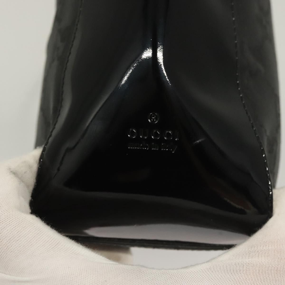 Gucci GUCCI GG Canvas Shoulder Bag Nylon Outlet Black Silver Size ONE SIZE - 14 Thumbnail