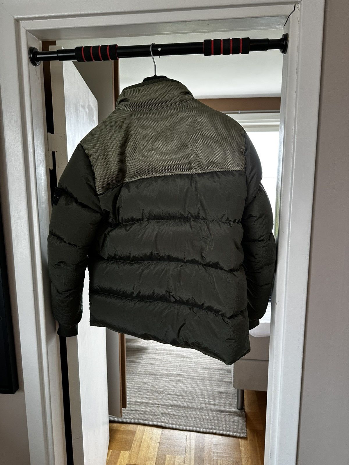 Stone Island STONE ISLAND PANAMA NYLON MIX DOWN JACKET SAGE Green Medium Size US M / EU 48-50 / 2 - 4 Thumbnail