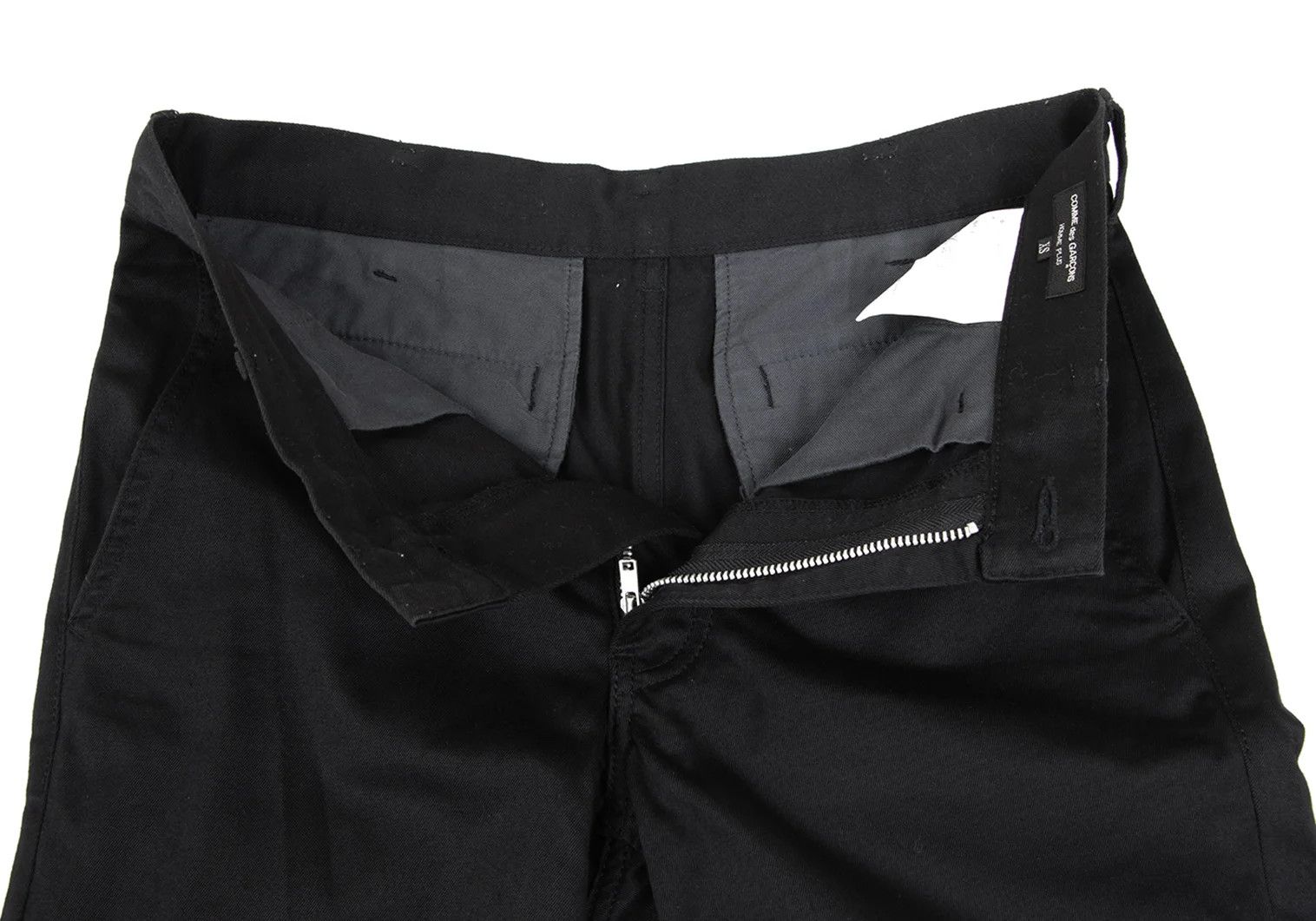 Comme des Garcons Homme Plus Cotton Tapered Pants in Black, Size XS Size US 30 / EU 46 - 6 Thumbnail