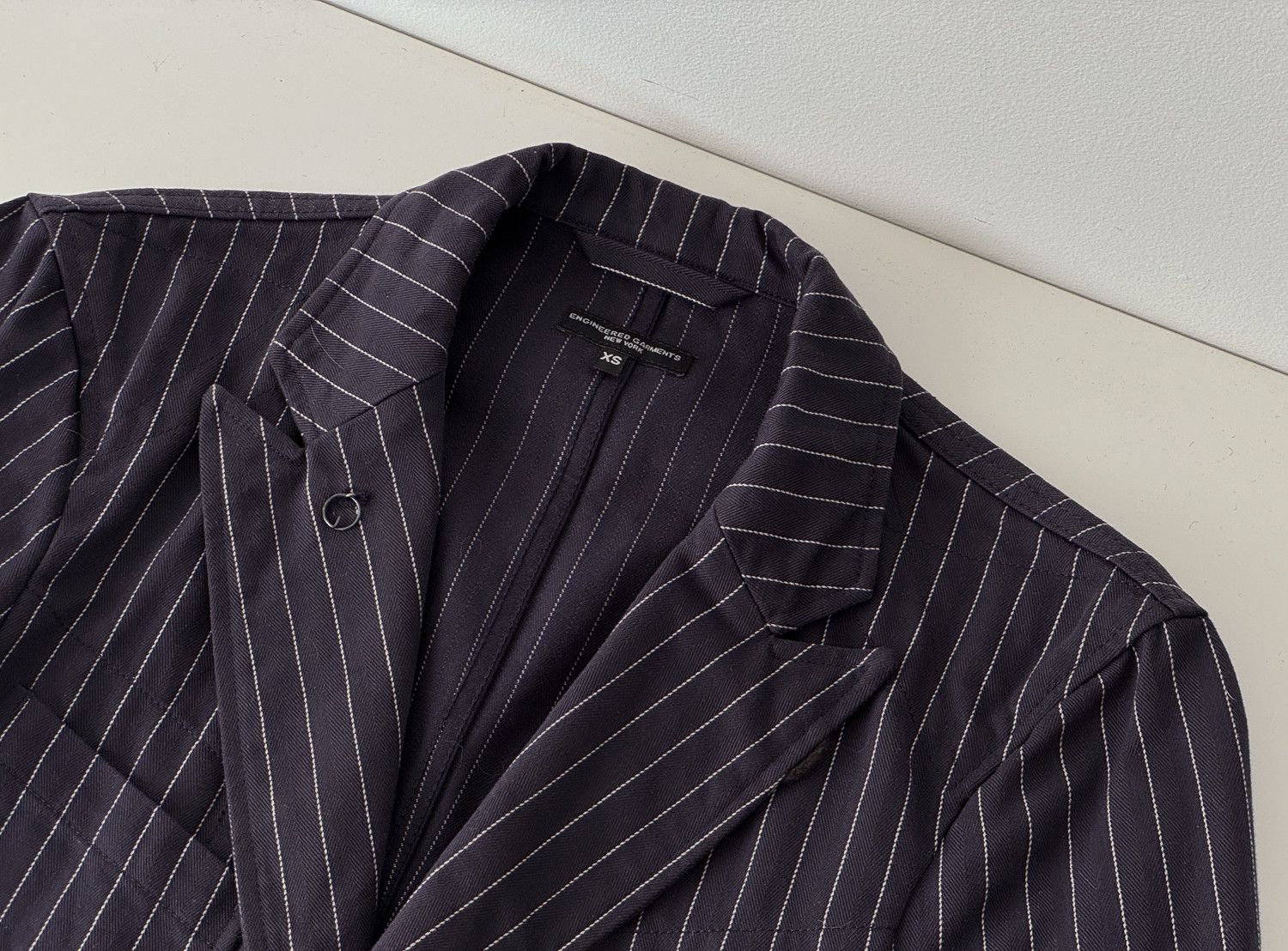 Engineered Garments Engineered Garments Pinstripe Jacket Navy XS Size US XS / EU 42 / 0 - 3 Thumbnail