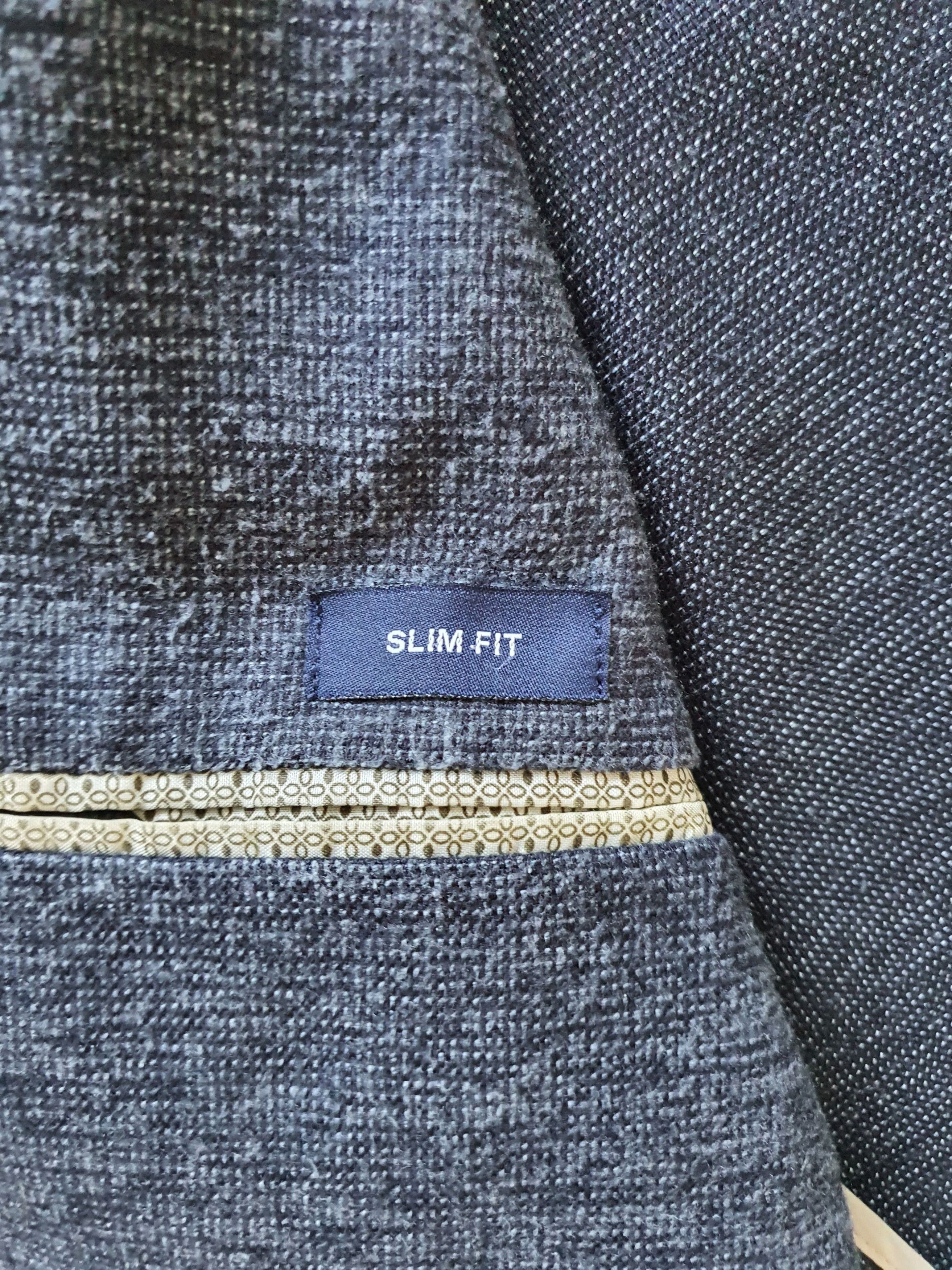 Liu Jo UOMO - Sports Coat Suit Jacket - Navy Nailhead - Sz EU 46 Size 36R - 9 Thumbnail