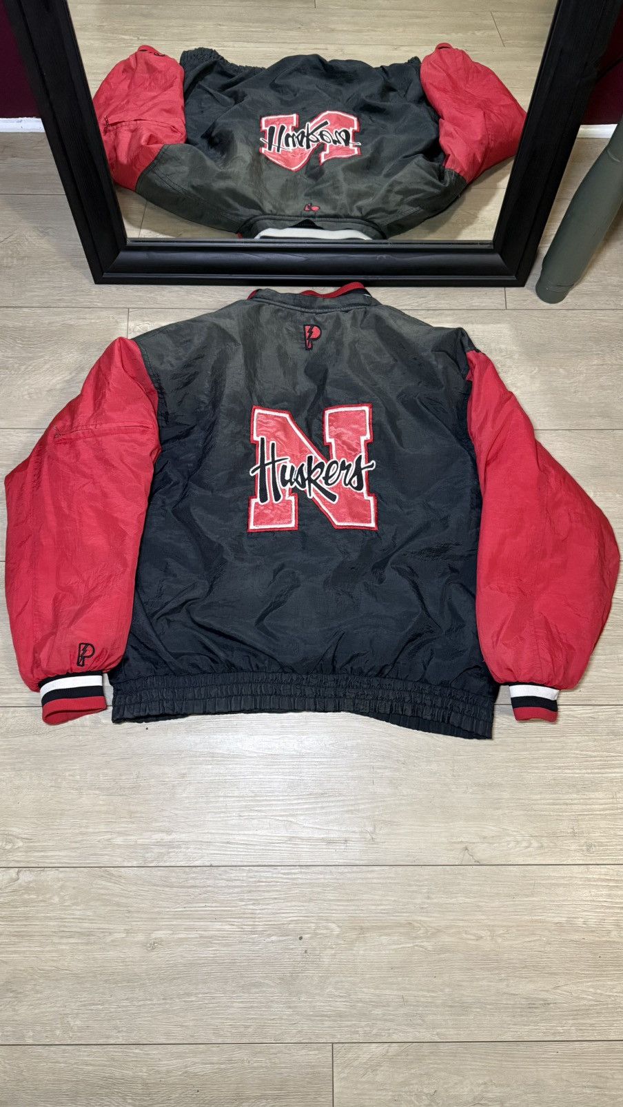 Pro Player Vintage / Y2K Pro Player Reversible Huskers Windbreaker Size US XL / EU 56 / 4 - 1 Thumbnail