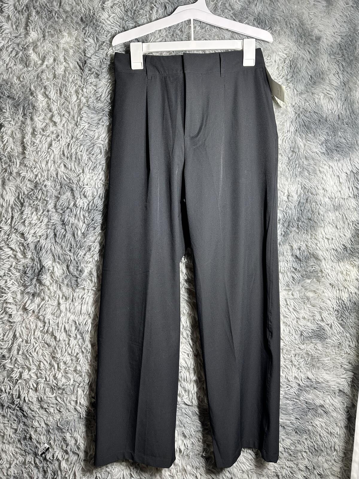 Other Black Stretch Fit Pants with Elastic Back and Secure Zipper Size US 30 / EU 46 - 1 Thumbnail
