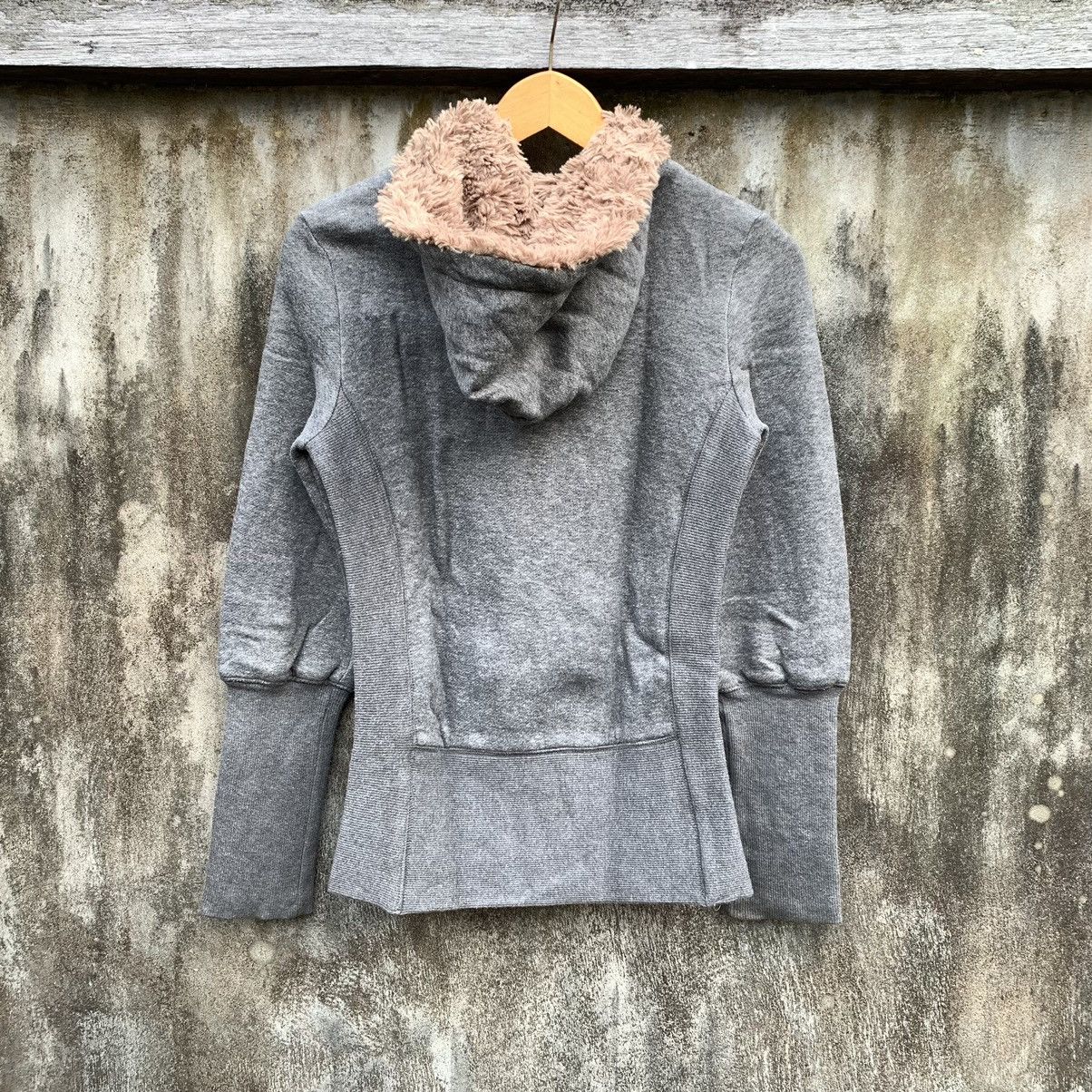 Japanese Brand JAPANESE DOUBLE ZIP FUR HOODIE QOJELLY IFSIX LGB STYLE Size S / US 4 / IT 40 - 6 Thumbnail