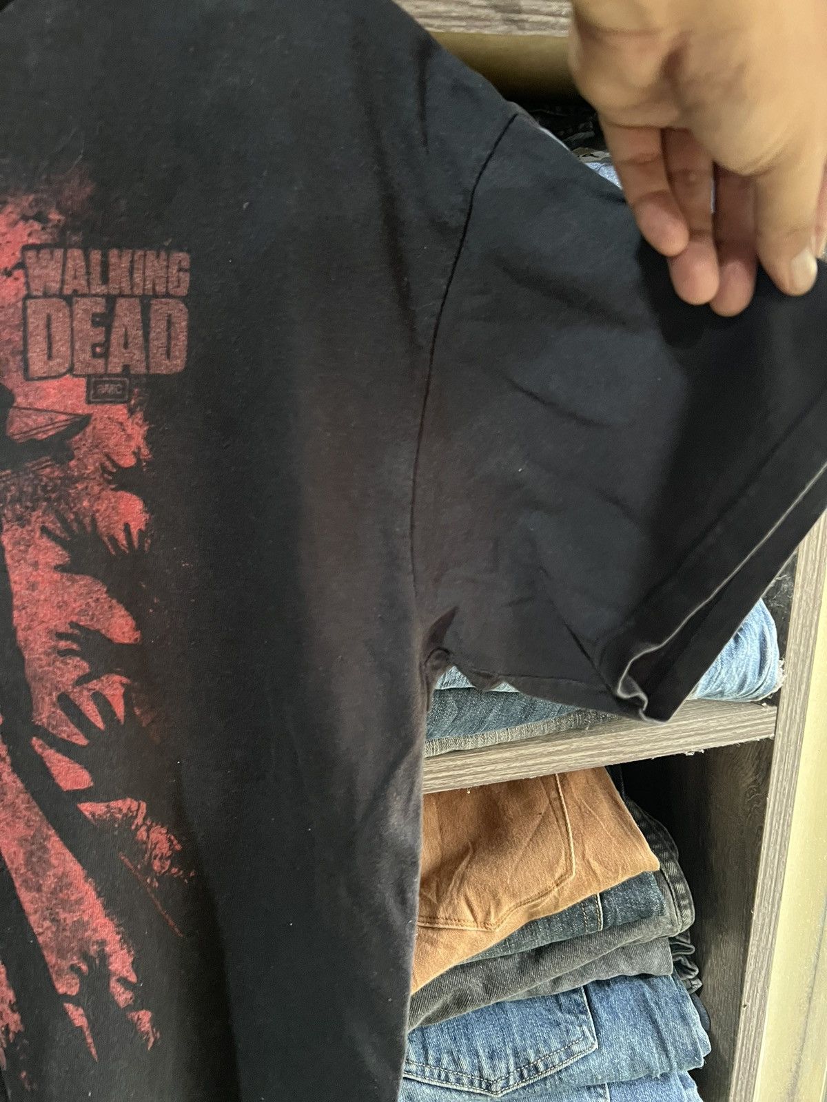 Expert Horror 🔥Vintage Delta Walking Dead Movie Tee Size US L / EU 52-54 / 3 - 7 Thumbnail