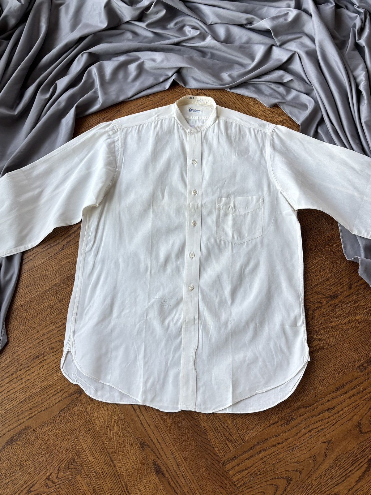 Van Heusen × Vintage 1940s Detachable Collar Shirt Vintage Van Heusen WW2 1930s Size US M / EU 48-50 / 2 - 23 Thumbnail