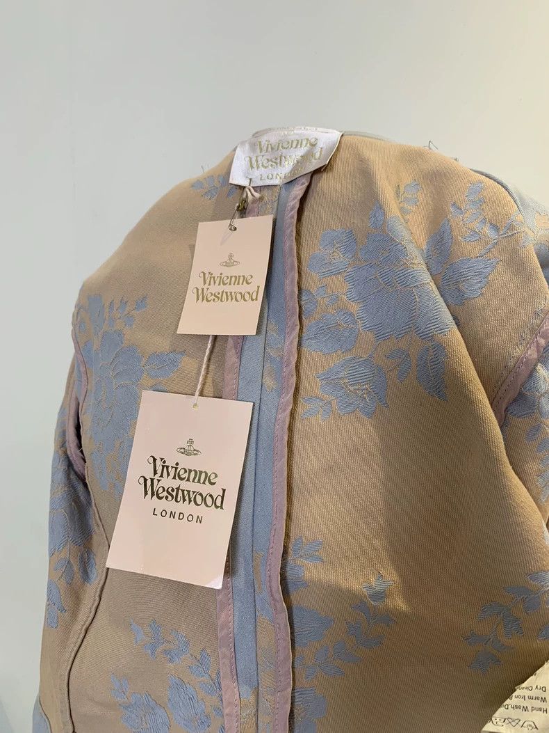Vivienne Westwood Vivienne Westwood Blue and white printed tassel coat and s Size S / US 4 / IT 40 - 8 Thumbnail